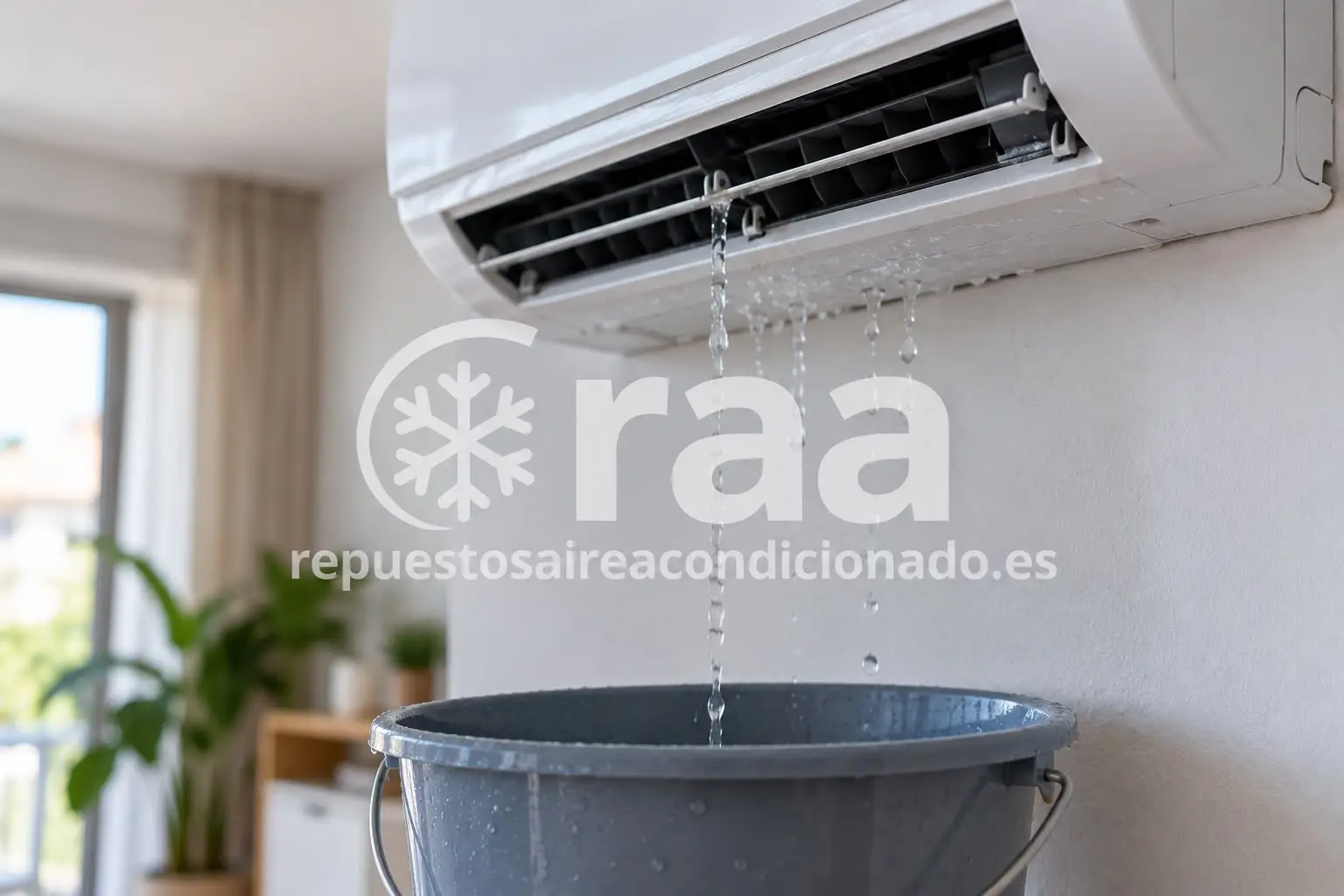 ¿Por qué cae agua de mi aire acondicionado?
