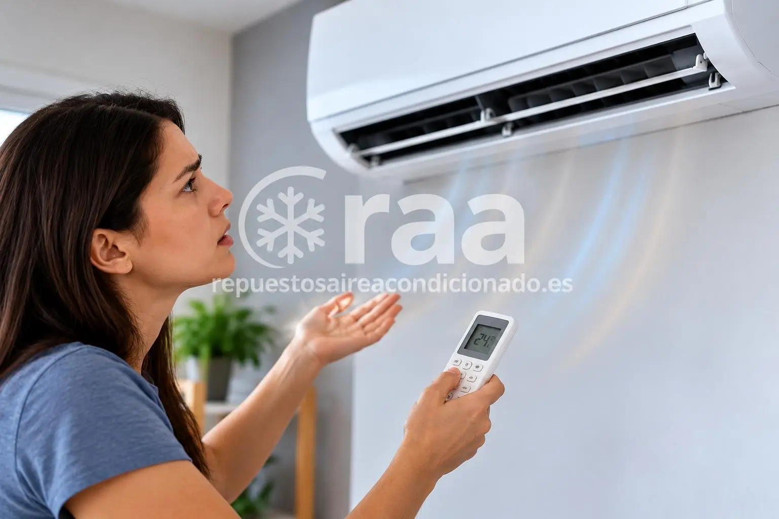 ¿Por qué mi aire acondicionado tira aire pero no enfría?