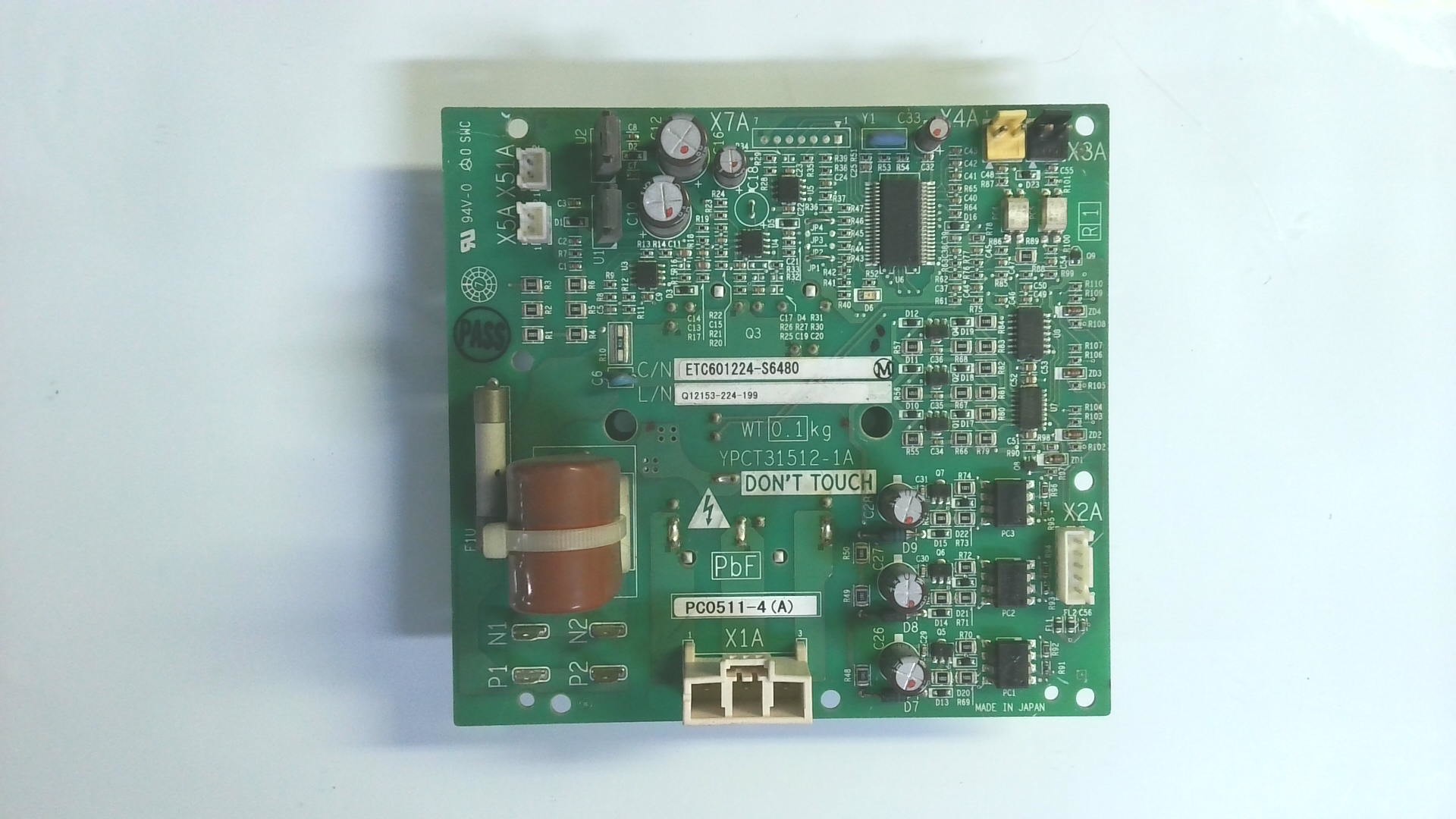 Placas electronicas c/n etc601224-s6480 / l/n q12153-224-199 / pc0511-4(a) / ypct31512-1a G 14