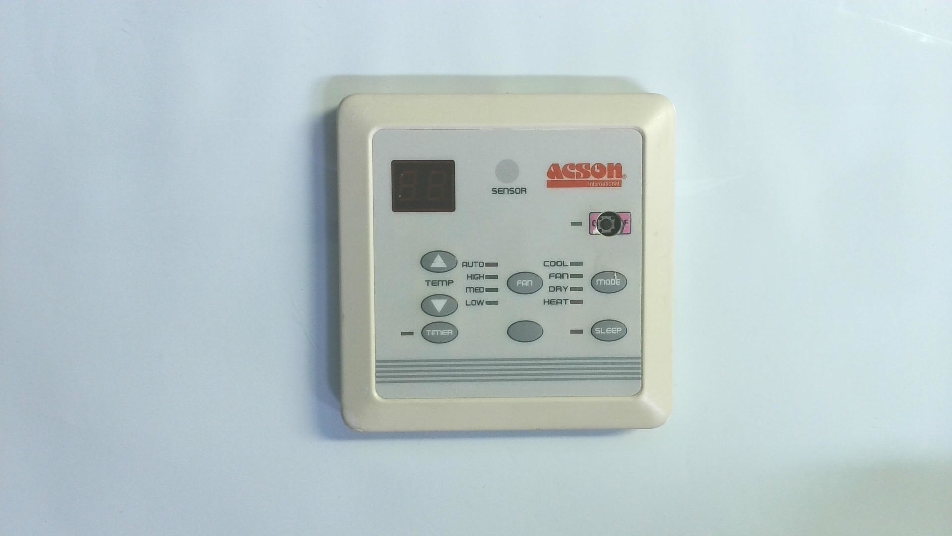 Mando de pared / Termostato ACSON / ACC50CR-AFB / SLM03 / 05005U / B2 MA-PA 01