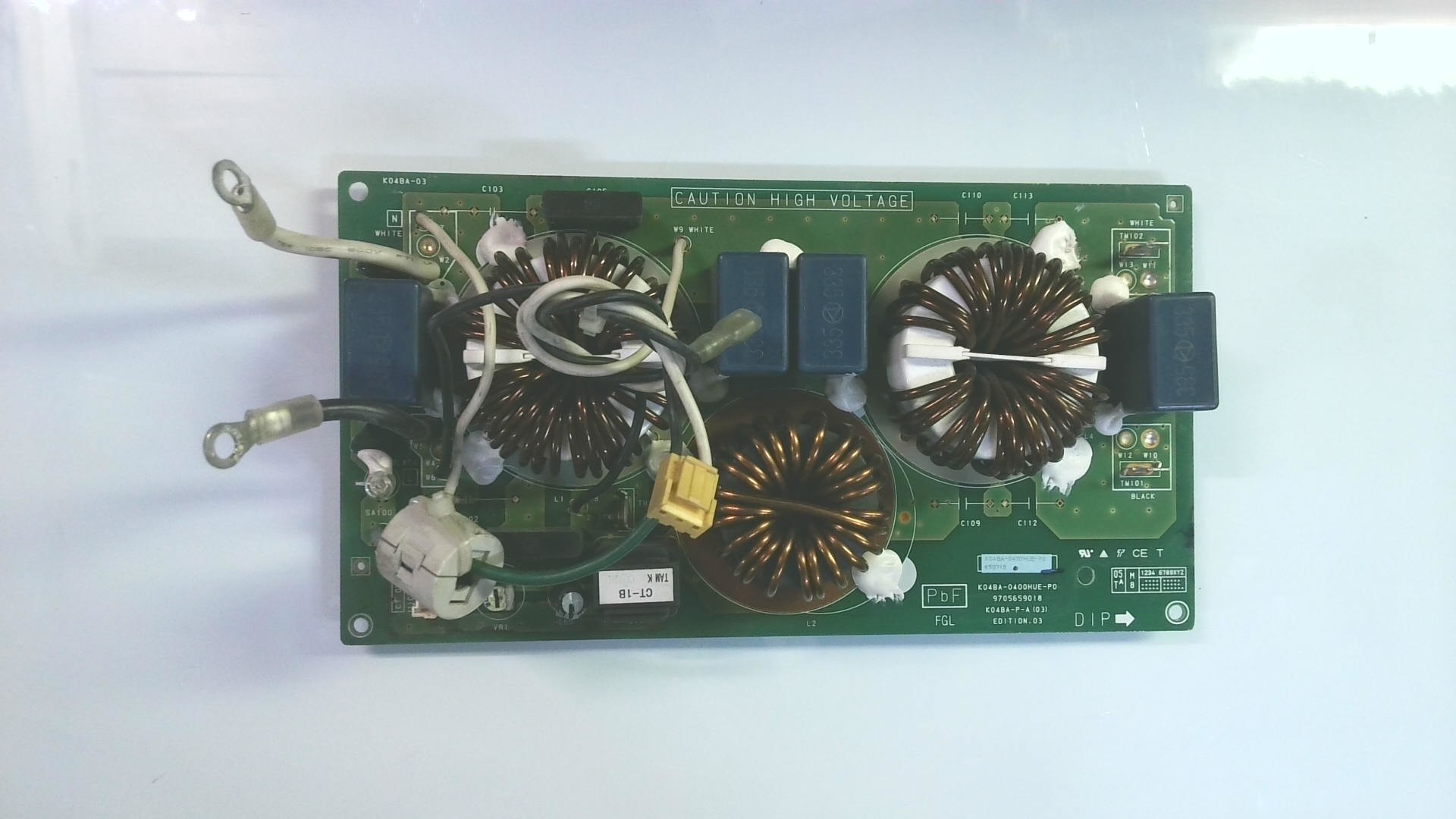 PLACAS ELECTRONICAS K04BA-0400HUE-PO / 9705659018 / K04BA-P-A(03) / EDITION.03 G43