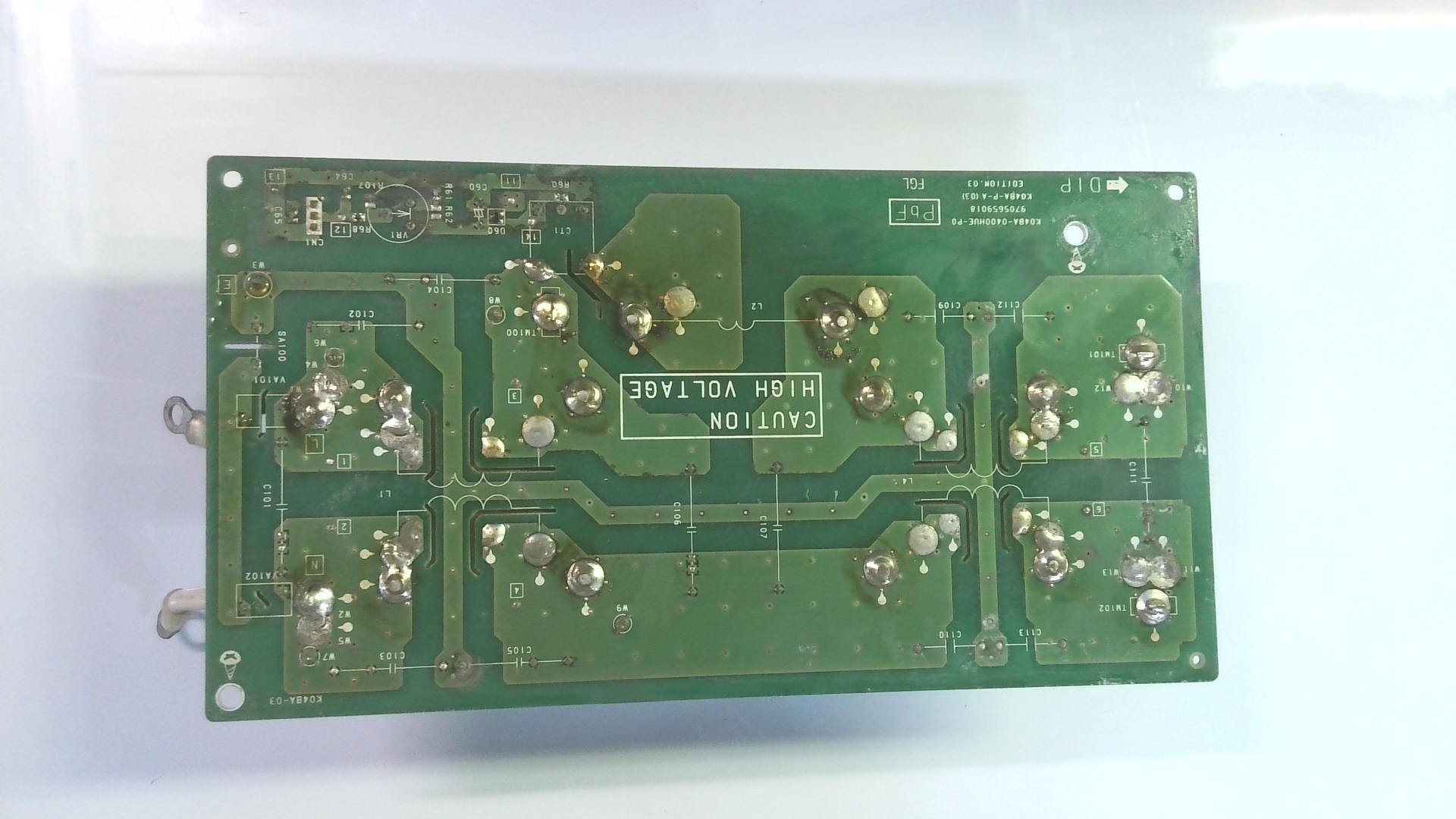 PLACAS ELECTRONICAS K04BA-0400HUE-PO / 9705659018 / K04BA-P-A(03) / EDITION.03 G43 - Imagen 2