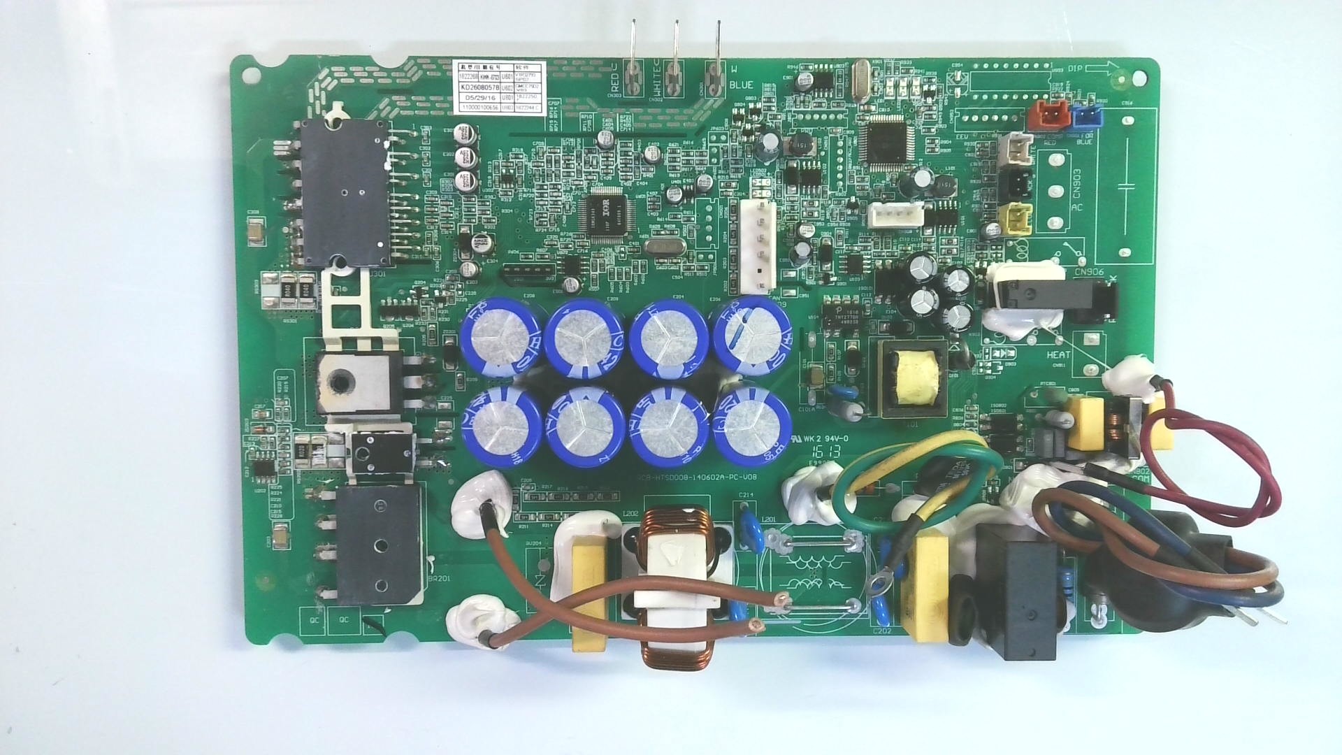 PLACAS ELECTRONICAS 1822268 / KD26080578 / 110000100656 / PCB-HTSD008-1 40602A-PC-V08 G50