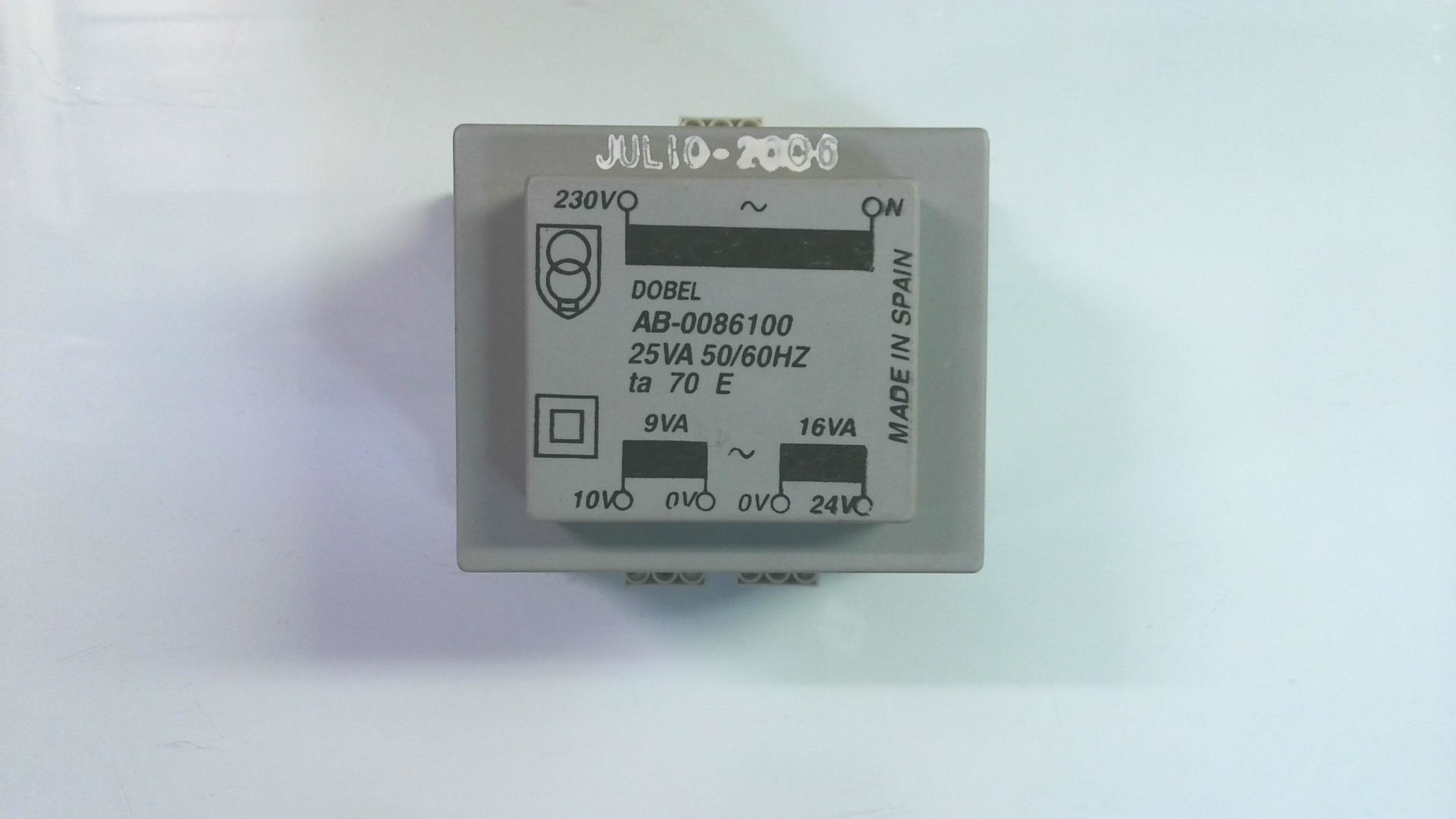 TRANSFORMADORES AB-0086100 / 25VA 50-60HZ G56