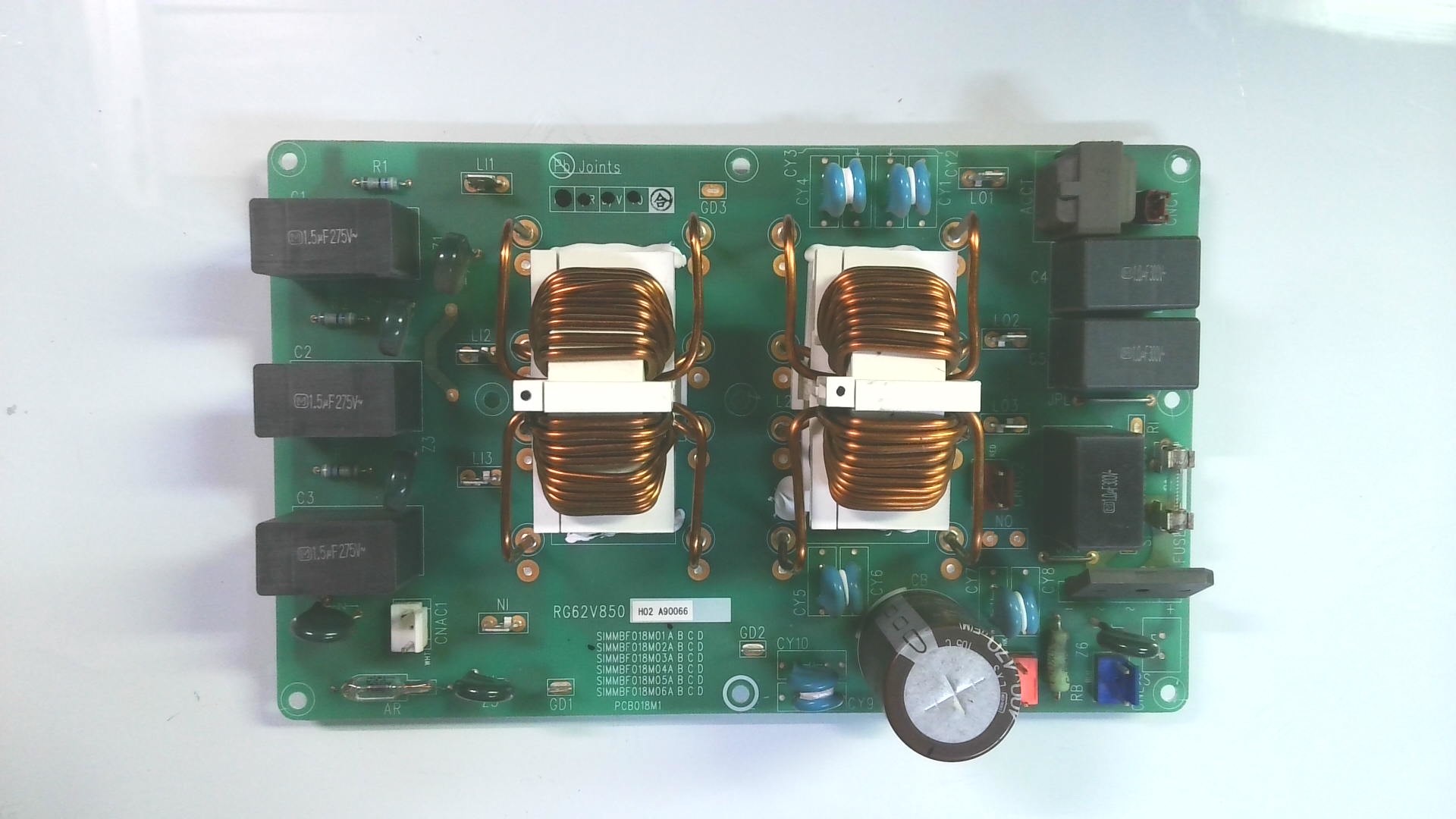 PLACAS ELECTRONICAS RG62V850 / H02 A90066 G99