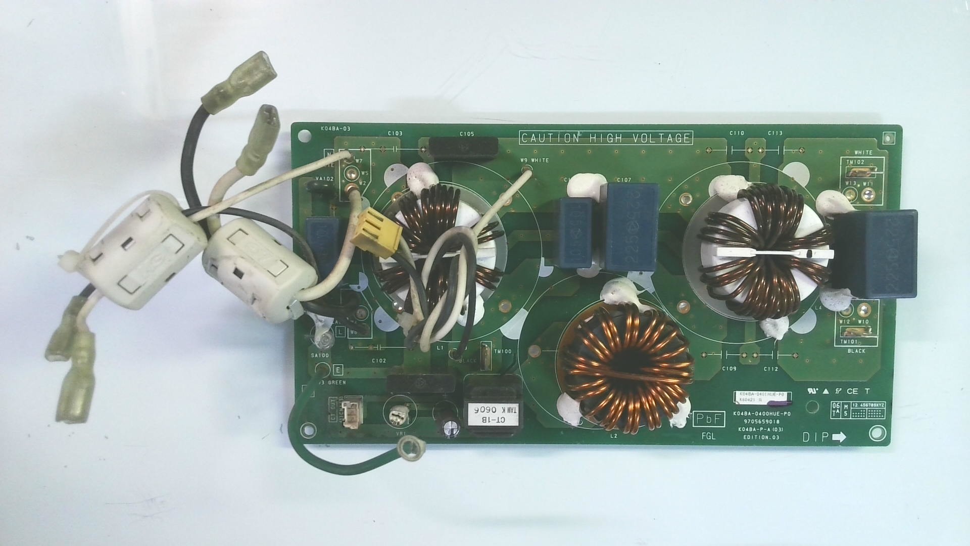 PLACAS ELECTRONICAS K04BA-0400HUE-PO / 9705659018 / K04BA-P-A(03) / EDITION.03 H24