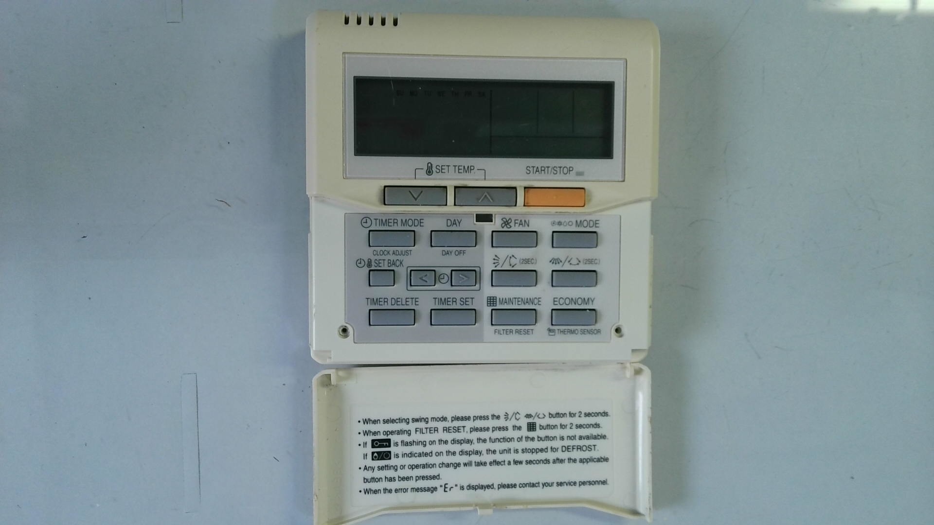 MANDO DE PARED / TERMOSTATO FUJITSU APG0001-0207E MDT04 - Imagen 2