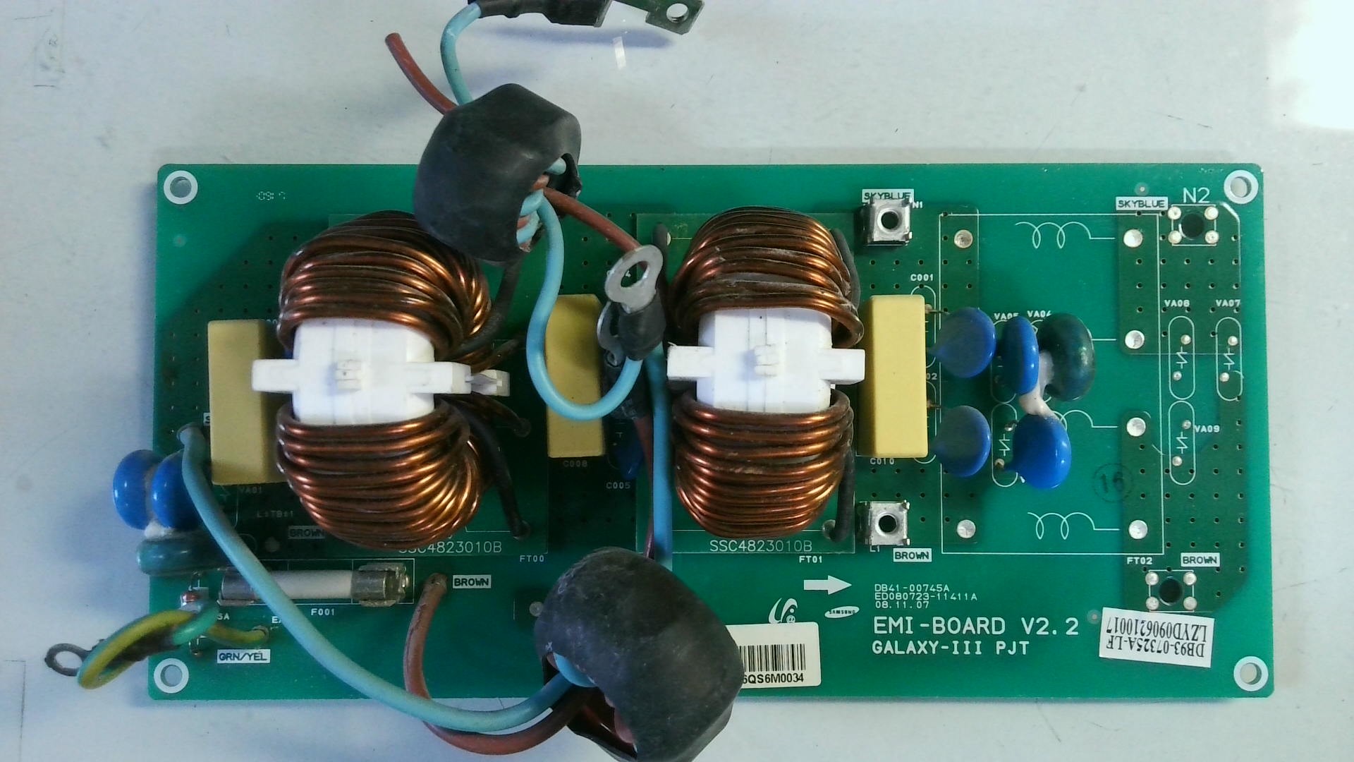 PLACAS ELECTRONICAS DB93-07325A-LF / LZYD0906210017 / EMI-BOARD V2.2 GALAXY-III PJT PLE89