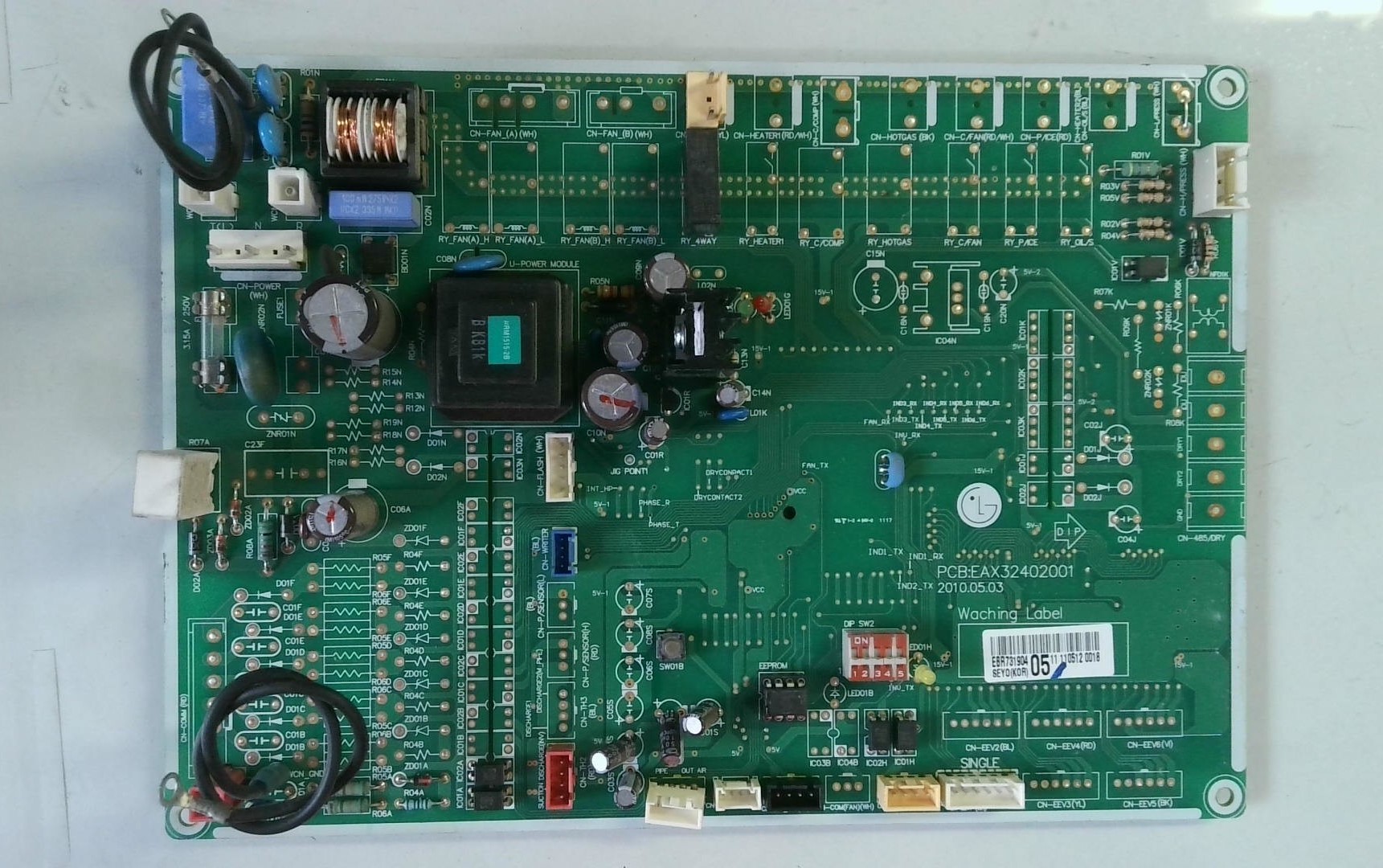 PLACA ELECTRONICA PCB:EAX32402001 / 2010.05.03 PLE98