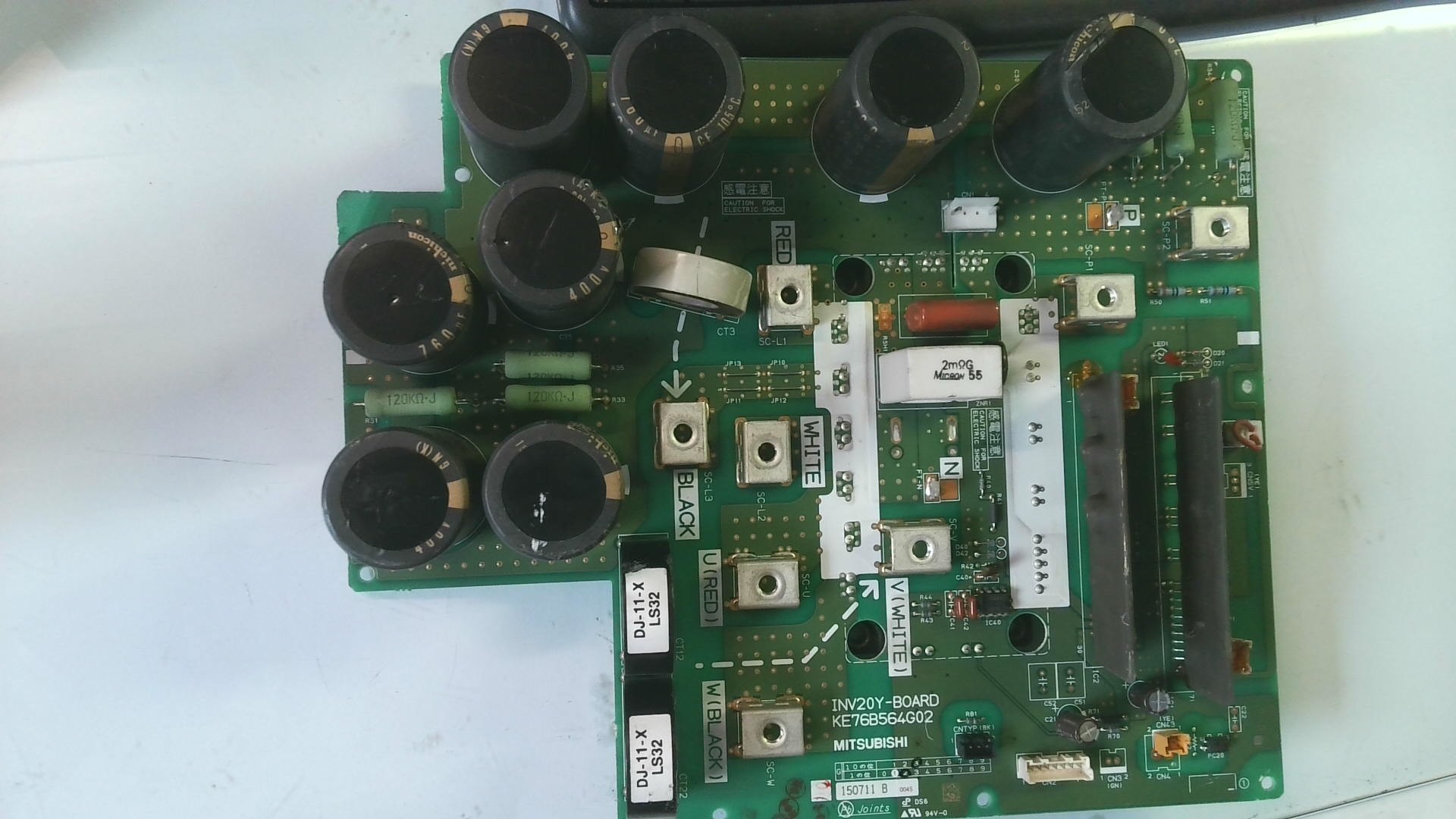 PLACA ELECTRONICA MITSUBISHI INV20Y-BOARD KE76B564G02 PLE159