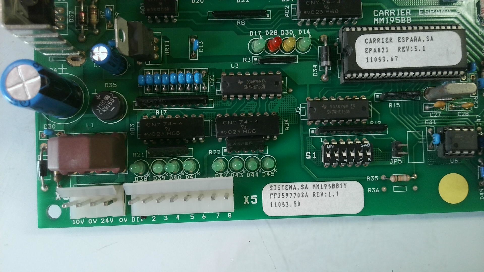 PLACA ELECTRONICA CARRIER ESPAñA MM195BB1Y PLE55 - Imagen 2