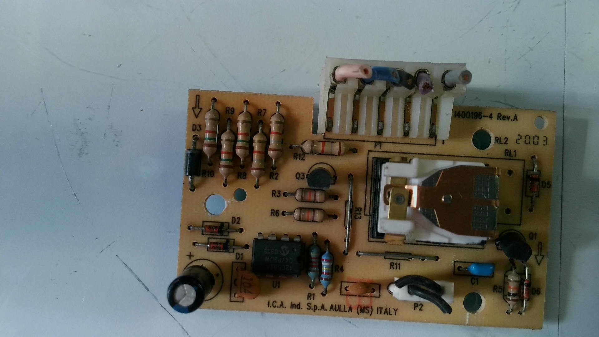PLACA ELECTRONICA I.C.A 1400196-4 REV.A PLE137