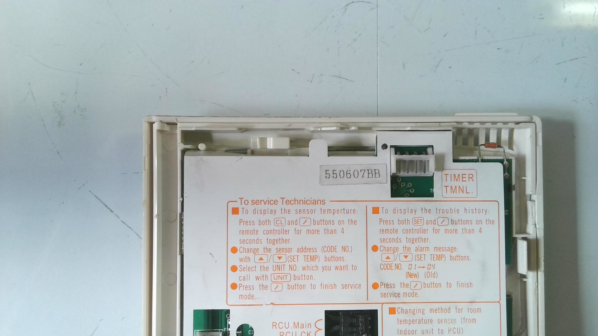 MANDO A DISTANCIA PARA UNIDAD INTERIOR TOSHIBA 550607BB MAD04 - Imagen 3