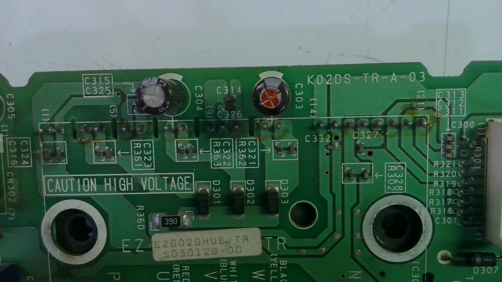 PLACA ELECTRONICA FGL K02DS-TR-A-03 EZ0020HUE-TR S030128-00 PLE16 - Imagen 2