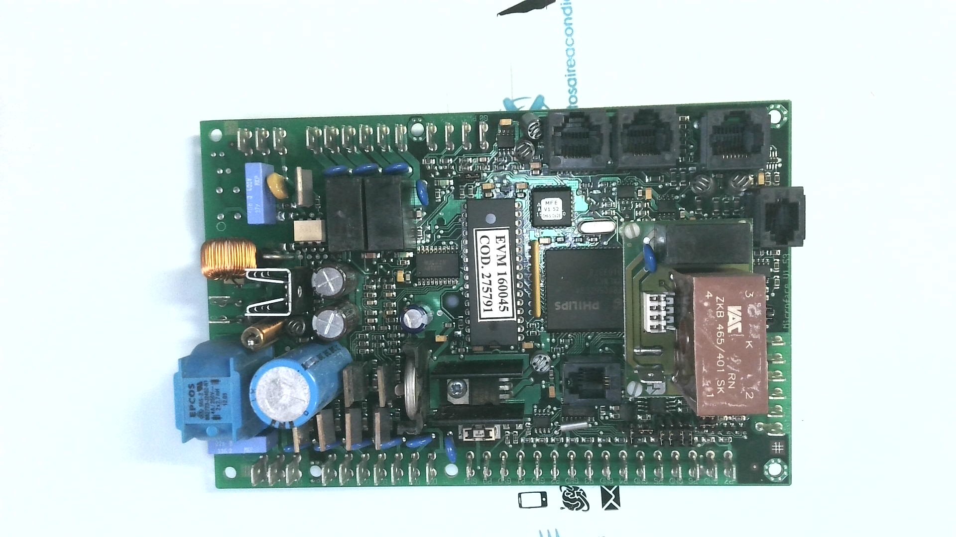 PLACA ELECTRÓNICA EVM160045 COD.275791 1096-V1 MICROFACE V1.53 PLE27