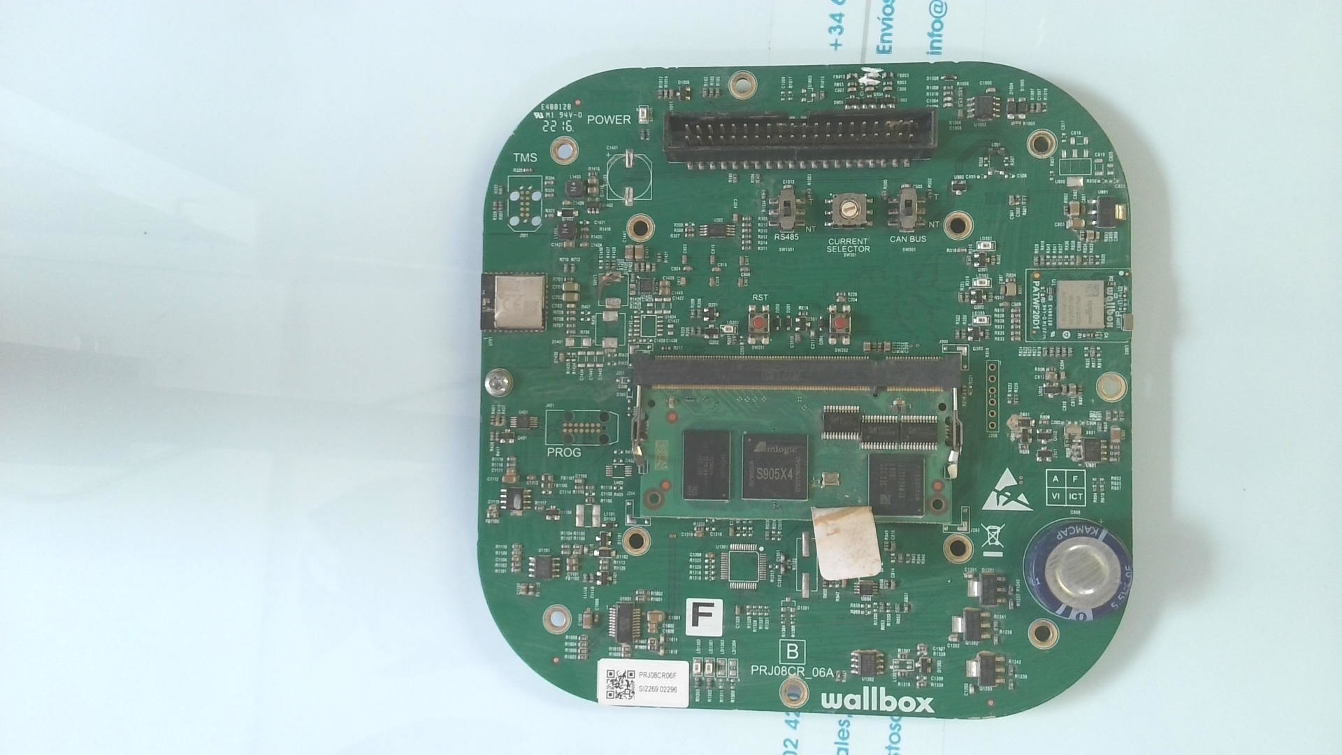 PLACA ELECTRONICA WALLBOX PRJ08CR_06A E468128 M194V_0 PLE13