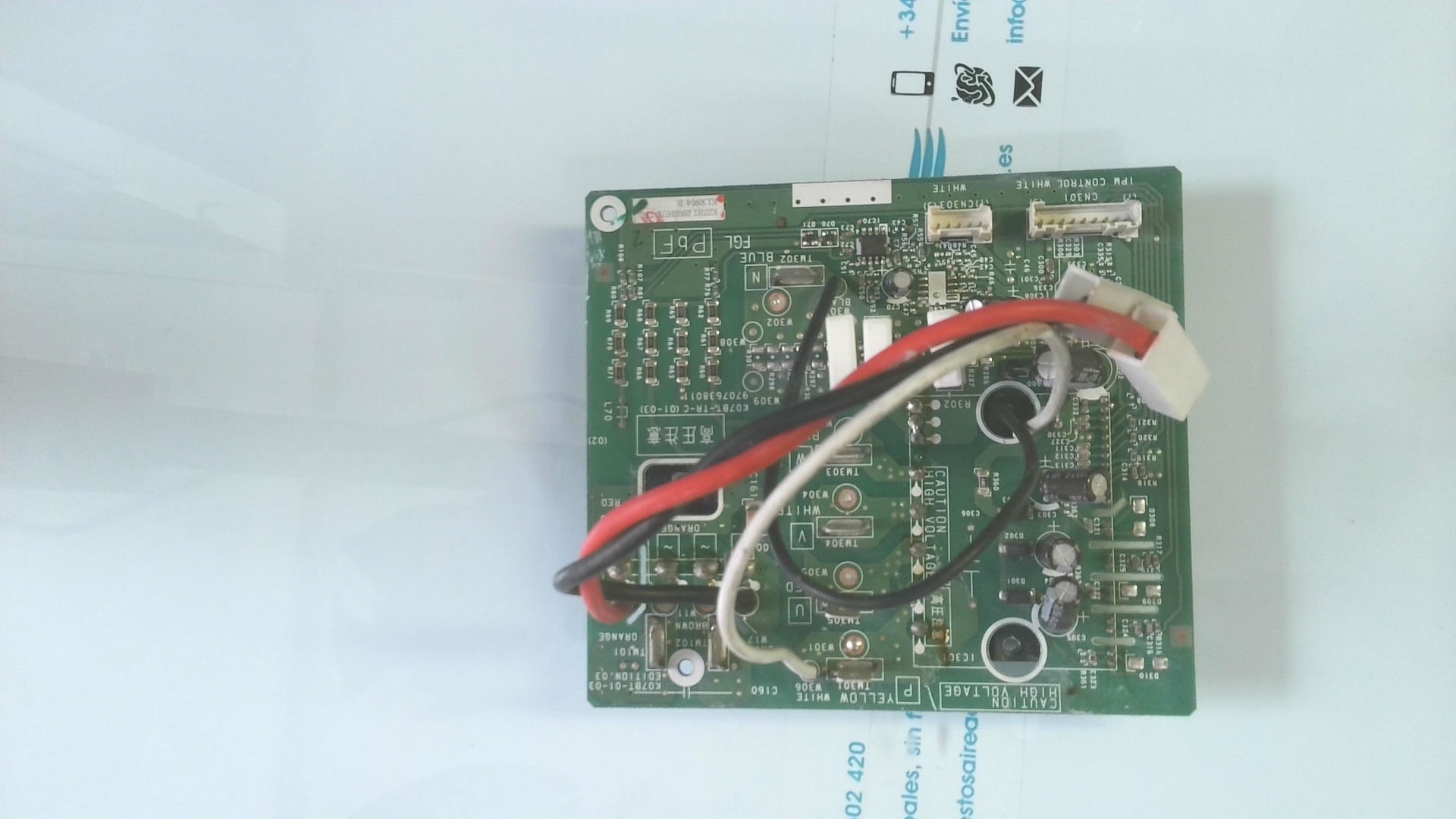 PLACA ELECTRONICA PLACAS ELECTRONICAS K07BT-TR-C(01-03) 9707638011 K07BT-01-03 EDITION.03 PLE13