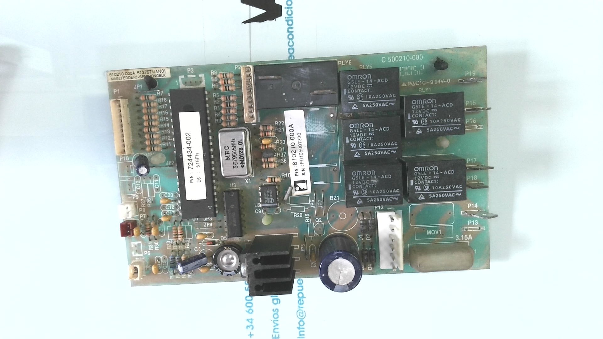 PLACA ELECTRONICA PLACA ELETRONICA C-500210-000CI-994V-0 PLE25