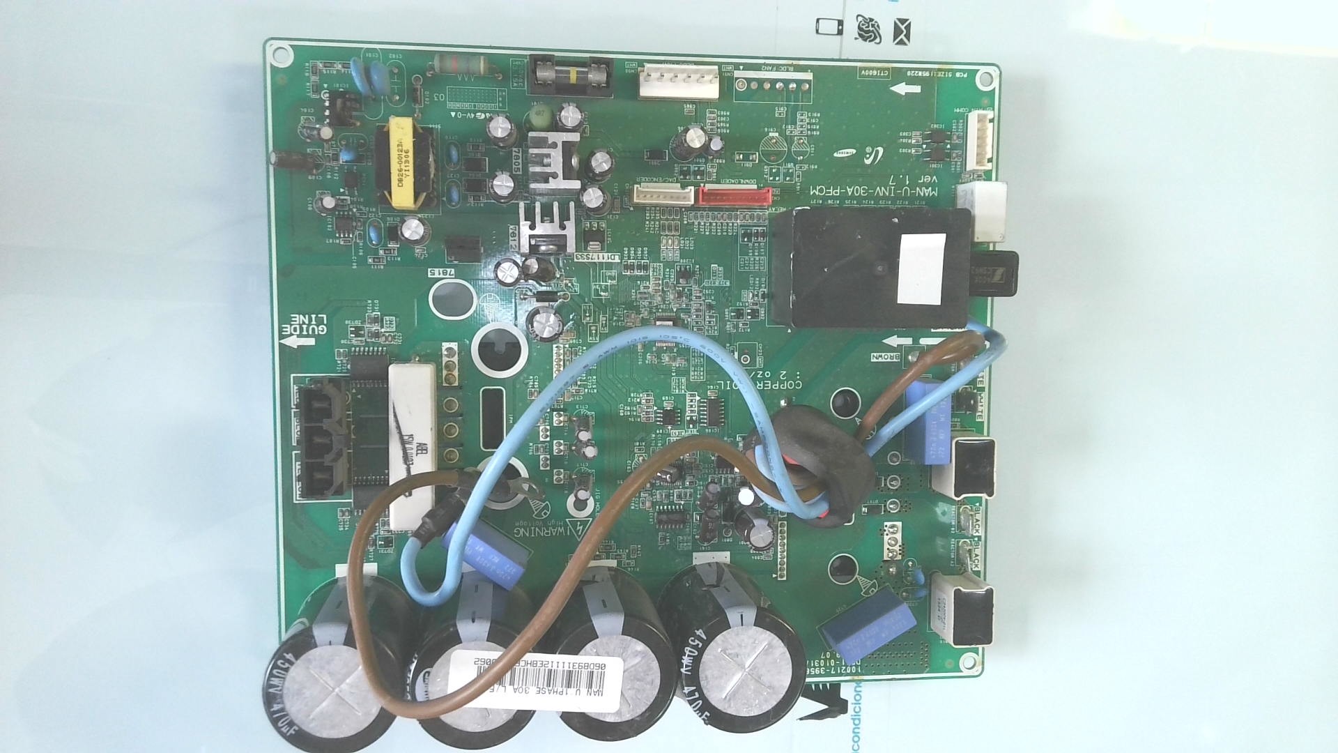 PLACA ELECTRONICA PLACA ELETRONICA MAN-U-INV-30A-PFCM PCB-SIZE: 195 220 PLE30
