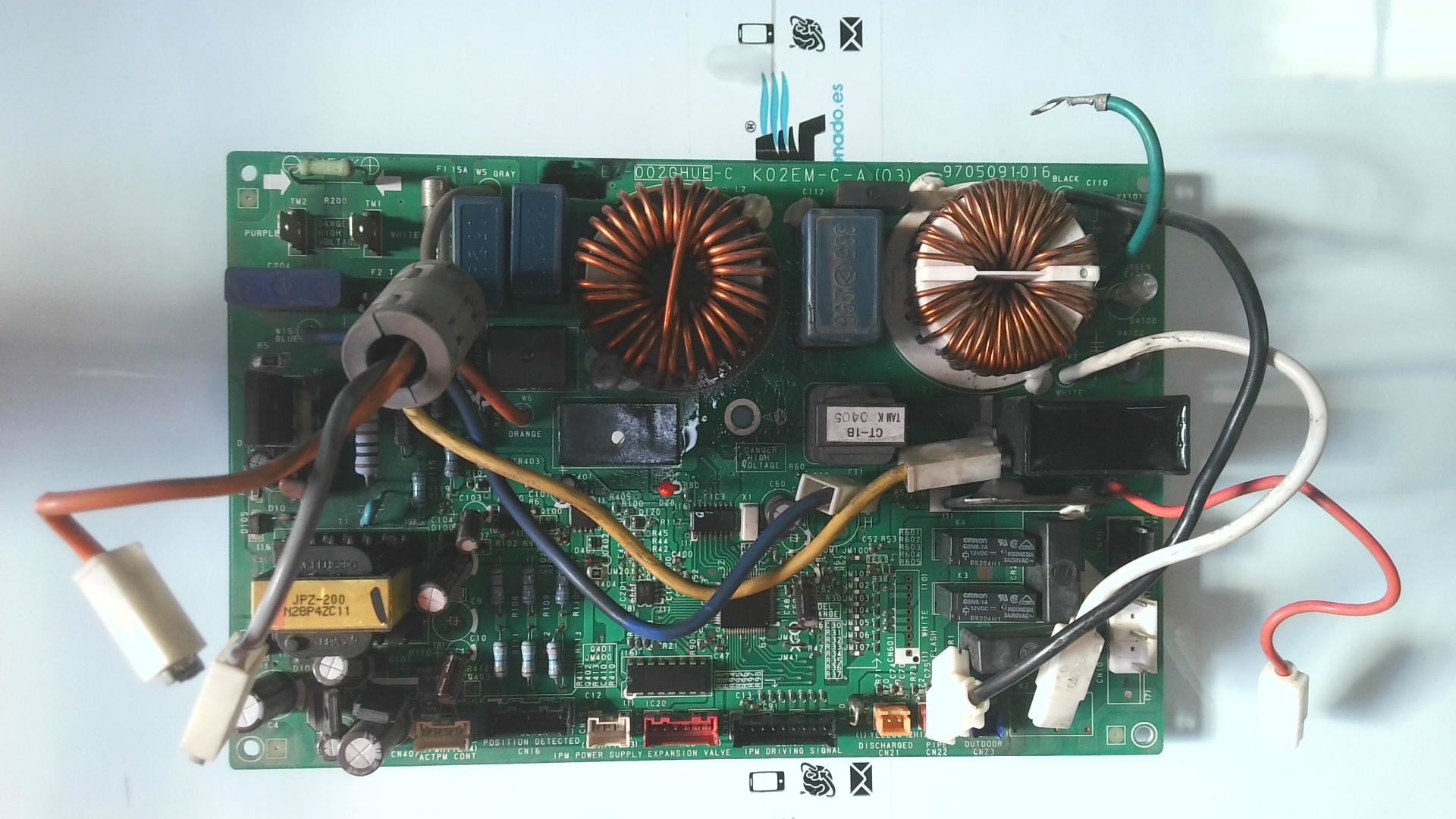PLACA ELETRONICA K02EM-C-A-(02) / 9705091016 PLE39