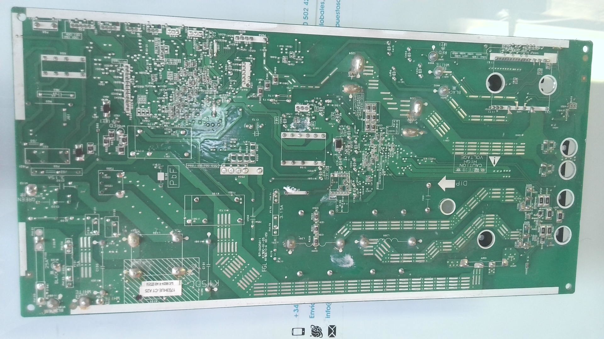 PLACA ELETRONICA 971042501 1 K15DC-01-05 K15DC-C-A(01-05) PLE40 - Imagen 2
