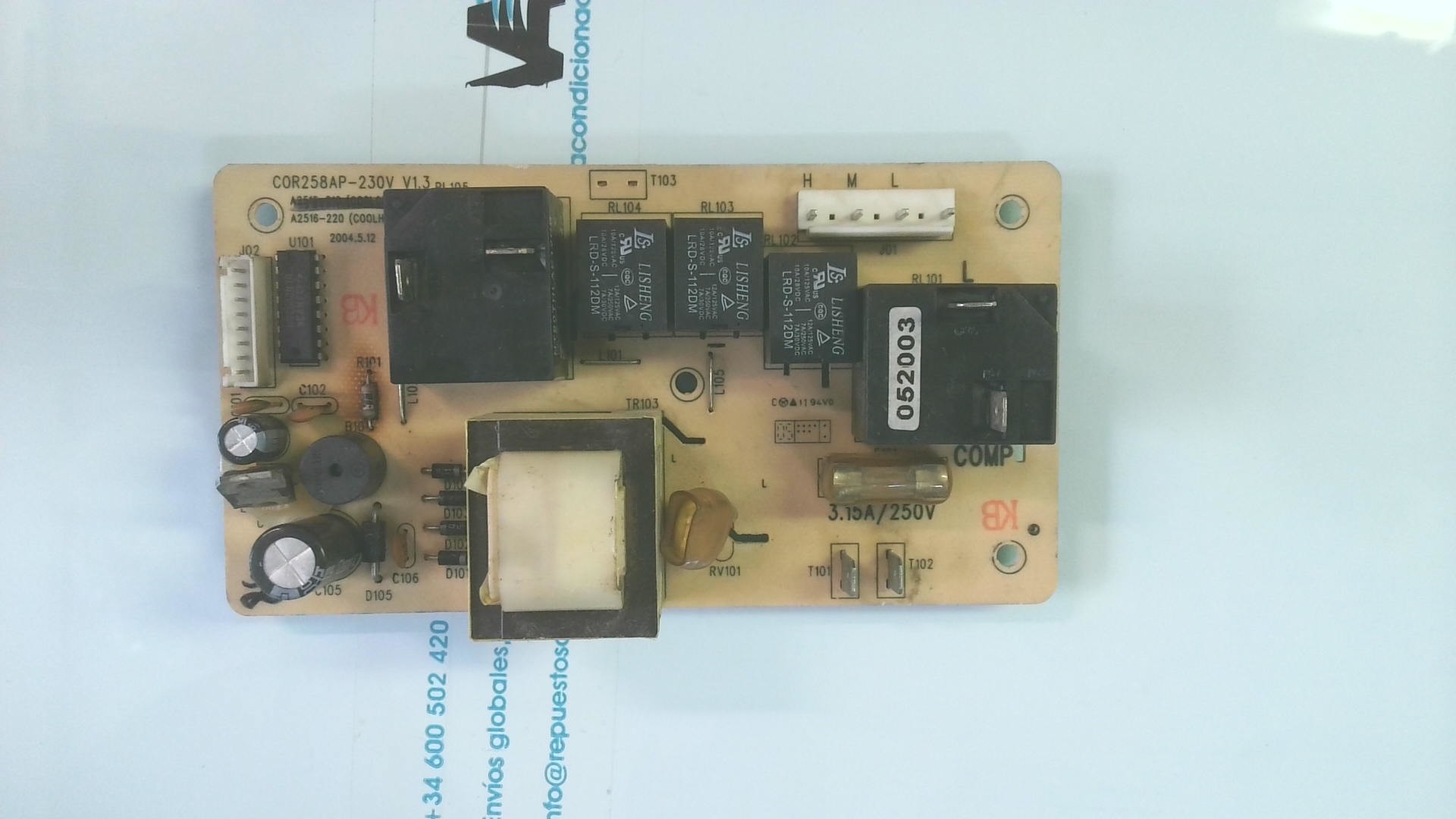 PLACA ELECTRONICA PLACA ELETRONICA C0R258AP-230V V1.3 PLE60