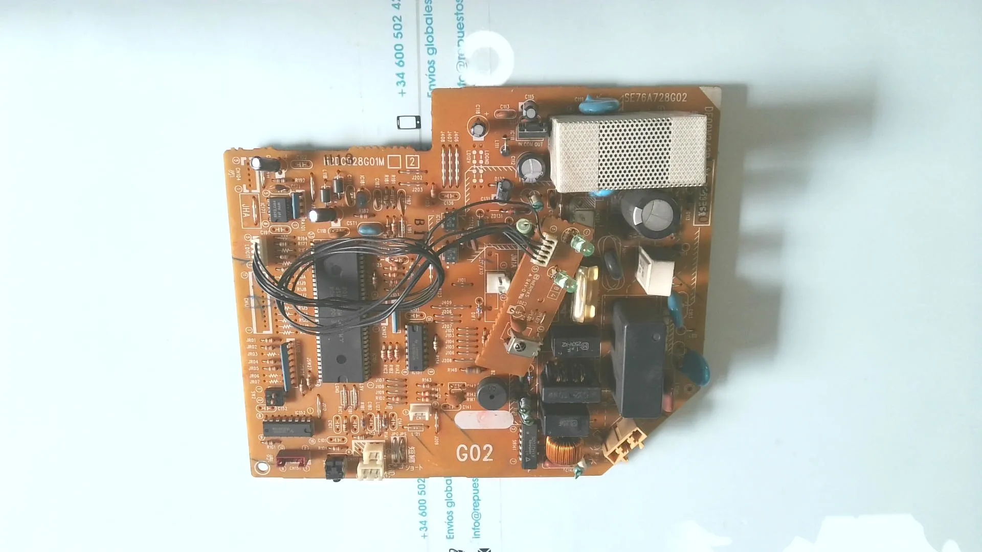 PLACA ELECTRONICA PARA UNIDAD INTERIOR MITSUBISHI MSCI2RVE2 SE76A728G02 DE00N242B sin-caja