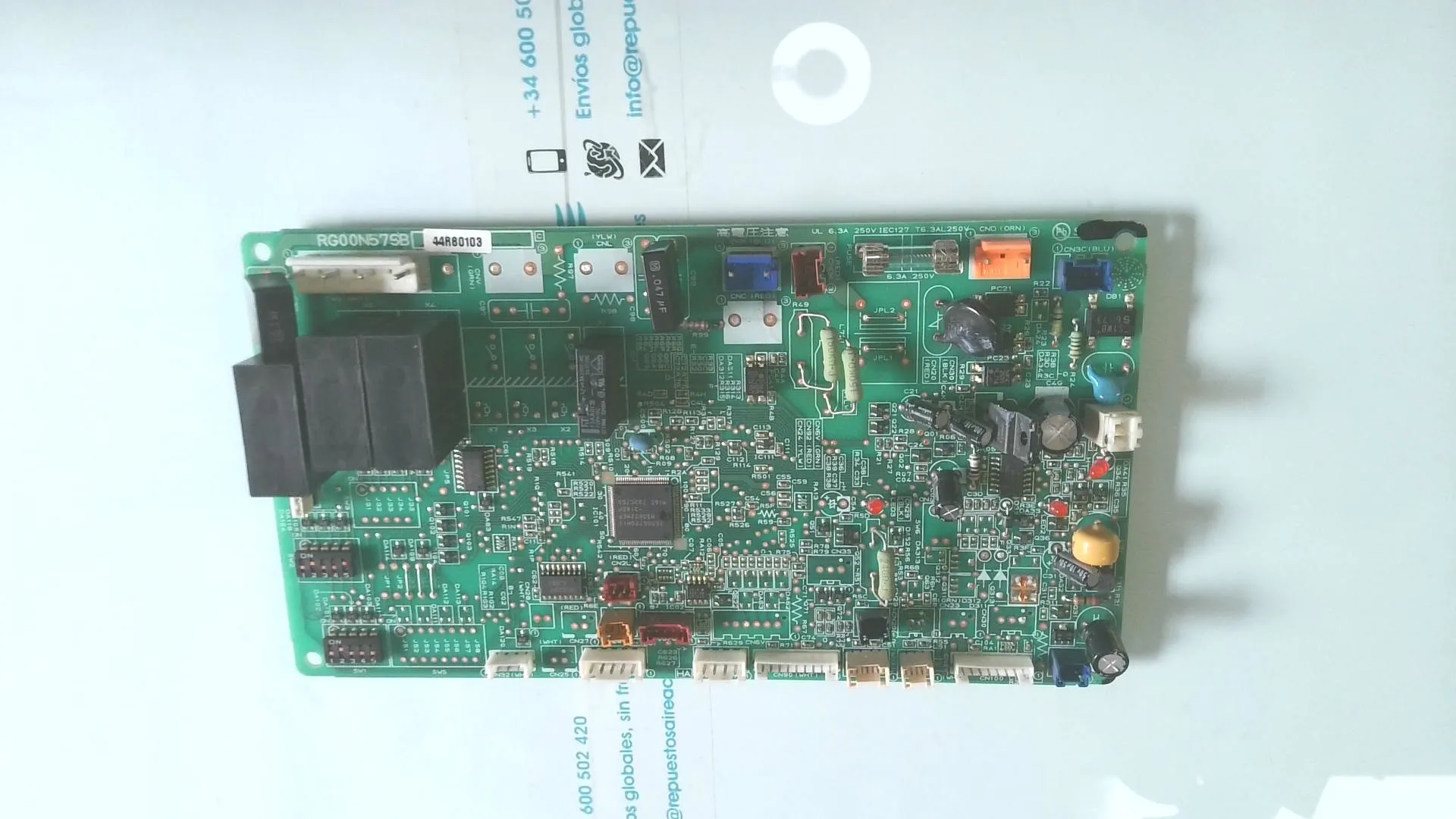 PLACA ELECTRONICA PARA UNIDAD INTERIOR MITSUBISHI PEAD-RP35.50.60.71.100.125.140EA PEAD-RP35.100EA2 sin-caja