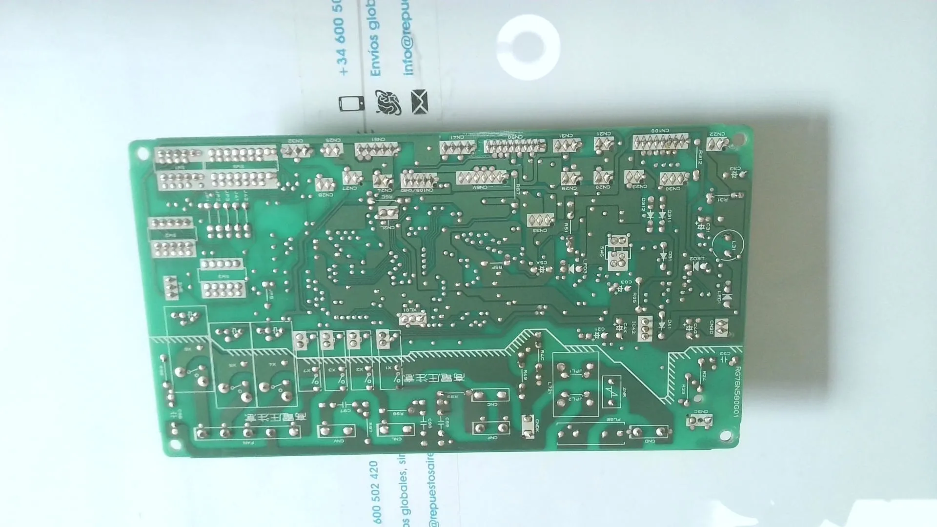 PLACA ELECTRONICA PARA UNIDAD INTERIOR MITSUBISHI PEAD-RP35.50.60.71.100.125.140EA PEAD-RP35.100EA2 sin-caja - Imagen 2