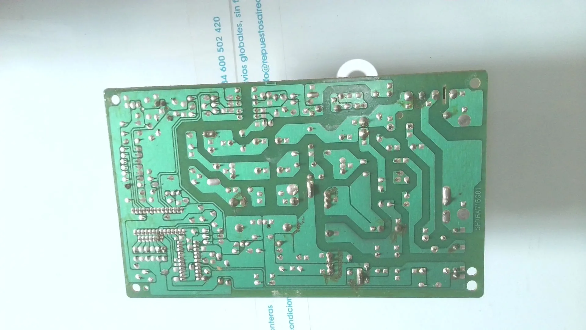 PLACA ELECTRONICA MITSUBISHI ELECTRIC DE00N140B DE00N063B SE76A716G01 sin-caja - Imagen 2