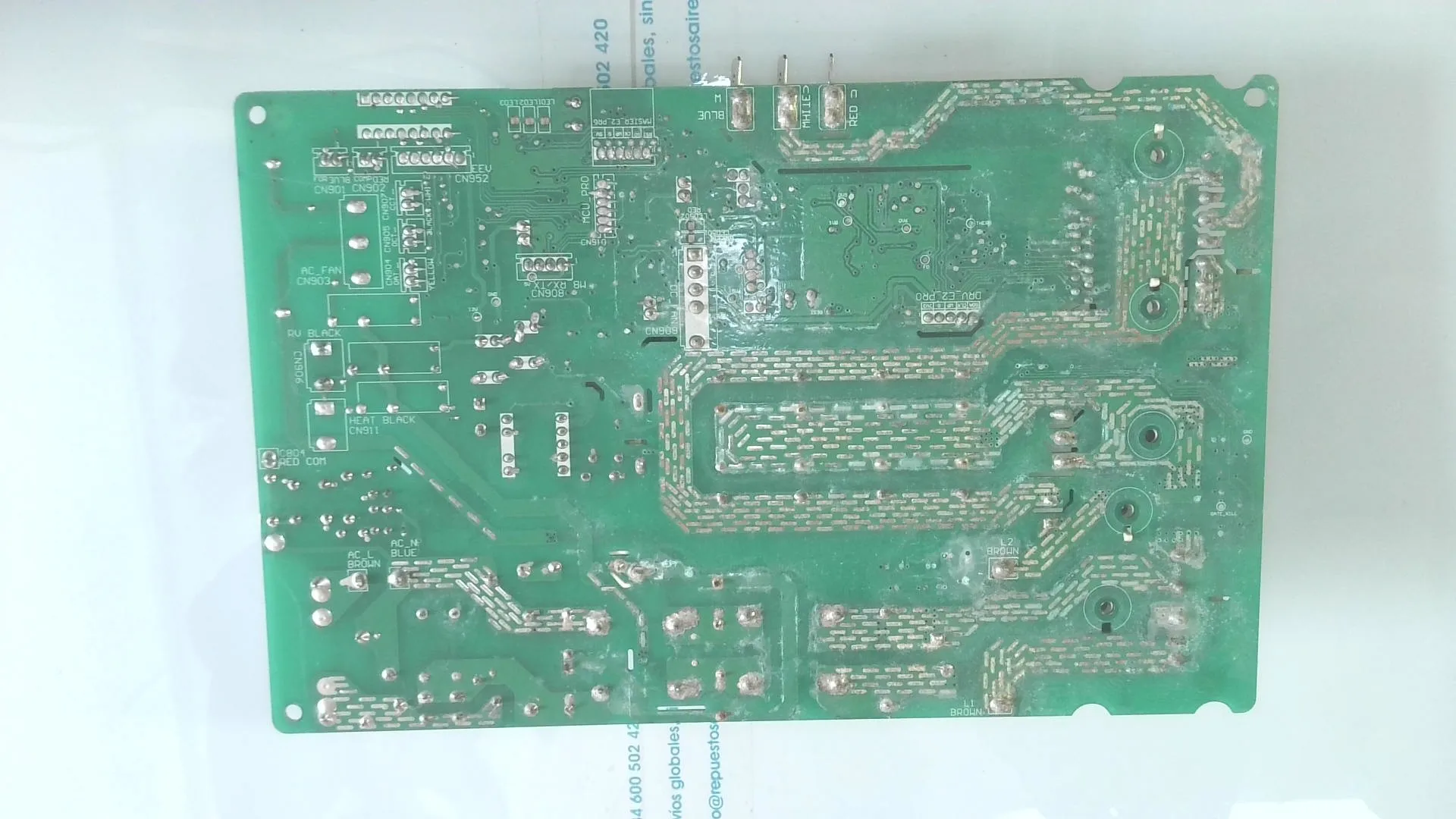 PLACA ELECTRONICA PARA UNIDAD EXTERIOR HISENSE PCB-HTSD008-160705A-PC-V05 KD26080578 sin-caja - Imagen 2