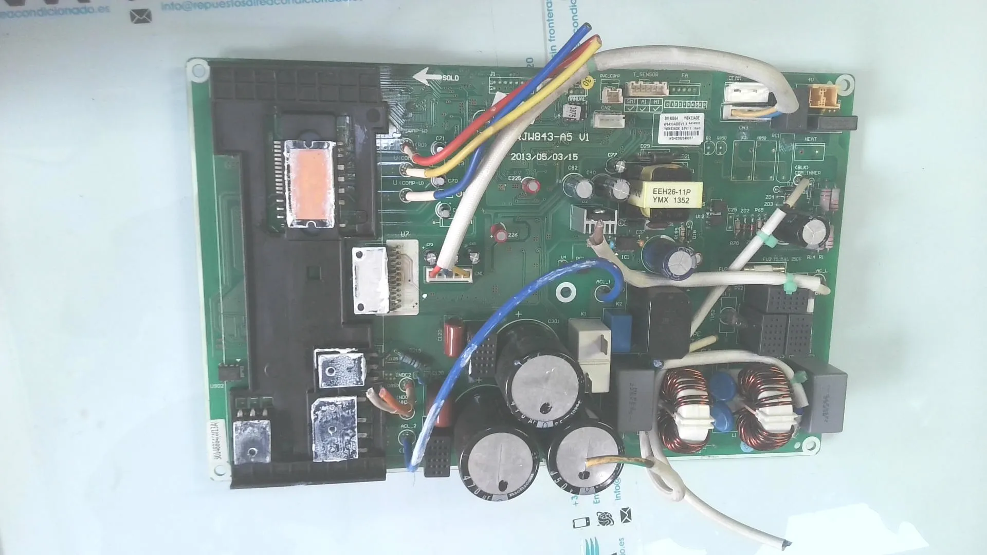 PLACA ELECTRONICA PARA UNIDAD EXTERIOR DAITSU GRJW843-A5 V1 DOS-18UIAK) sin-caja