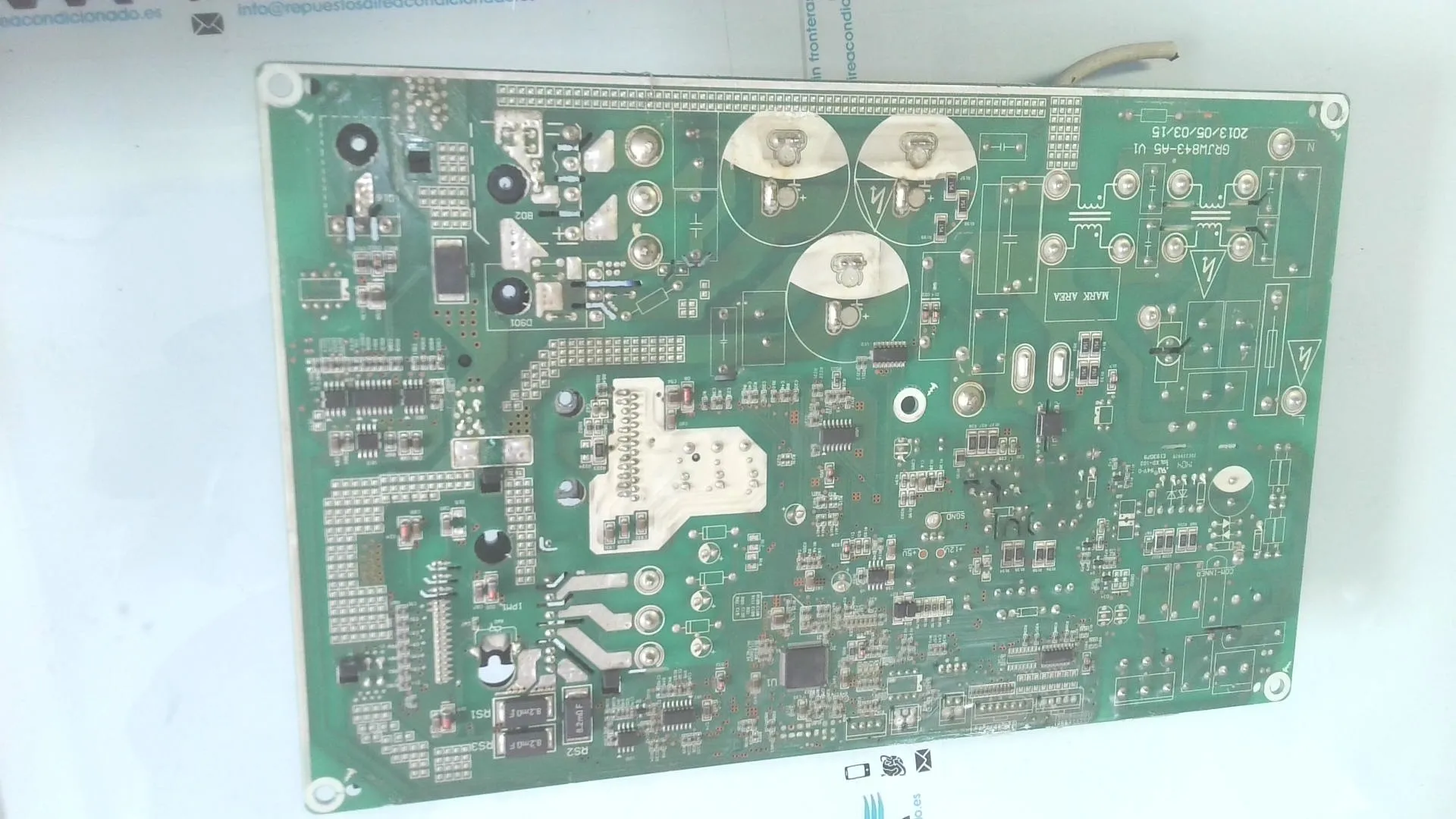 PLACA ELECTRONICA PARA UNIDAD EXTERIOR DAITSU GRJW843-A5 V1 DOS-18UIAK) sin-caja - Imagen 2