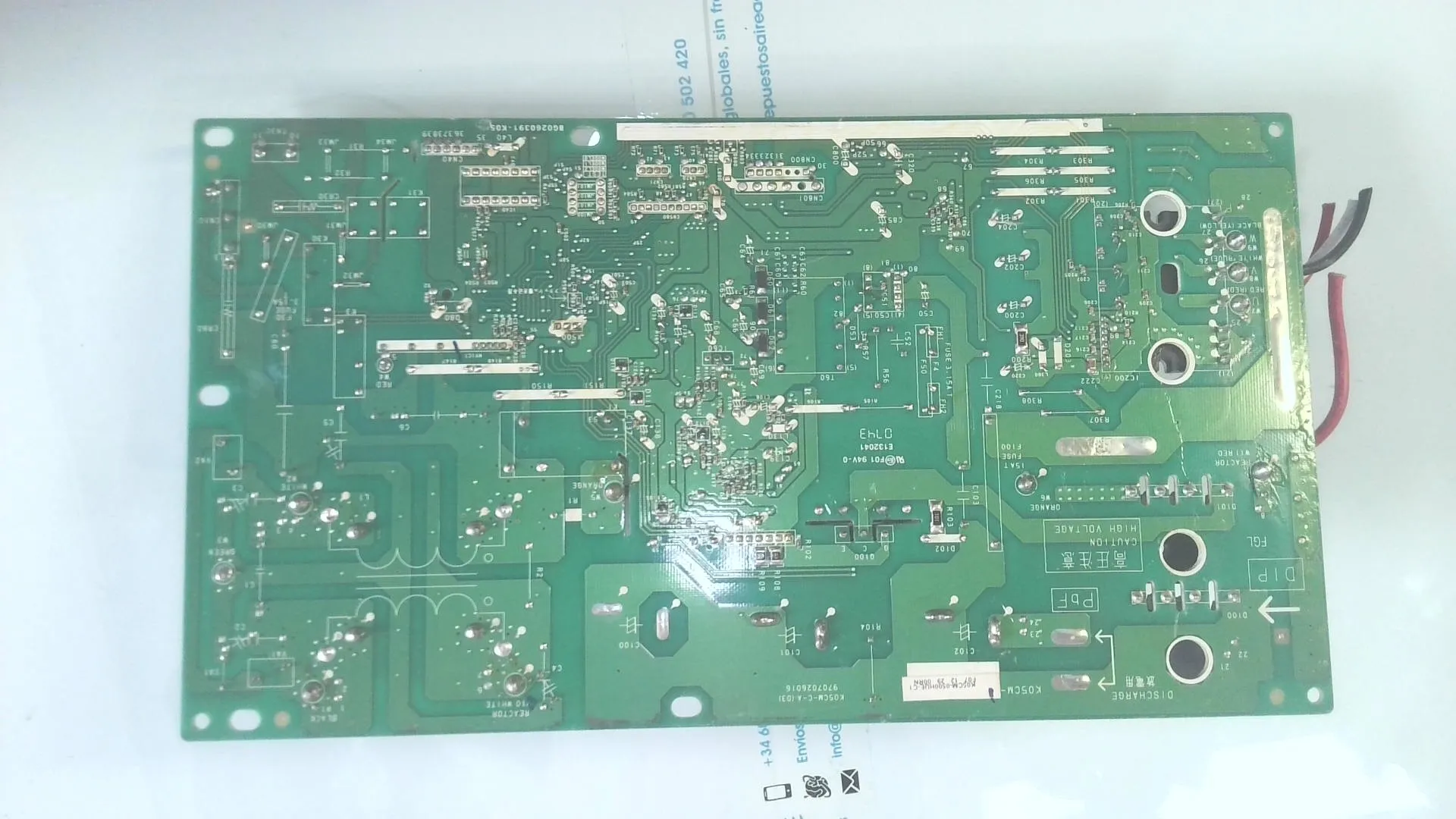PLACA ELECTRONICA PARA UNIDAD EXTERIOR FUJITSU 9313204013 K05CS K05CS-0603HUE-C1 AOYR09LFC Y AOYR12LFC sin-caja - Imagen 2