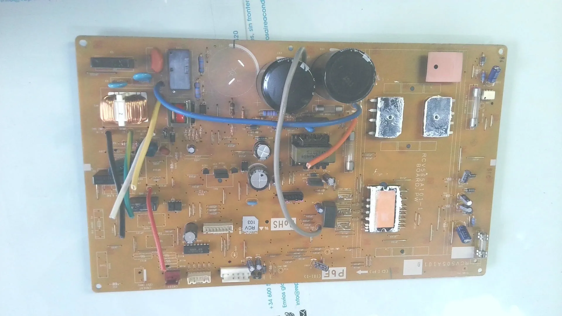 PLACA ELECTRONICA MITSUBISHI HEAVY INDUSTRIES (PCB): RCV505A101 RCV505A101 D). RCV565A101-1 / BOARD, PW SRC25ZJ-S, SRC35ZJ-S O DXC15Z5-S) sin-caja