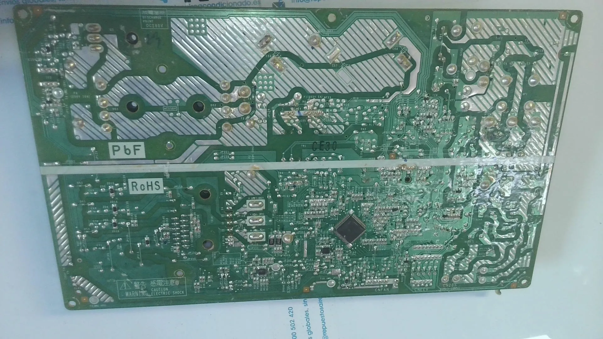 PLACA ELECTRONICA PARA UNIDAD INTERIOR MITSUBISHI HEAVY INDUSTRIES RCV505A101 SSA554A431B RCV103 sin-caja - Imagen 2