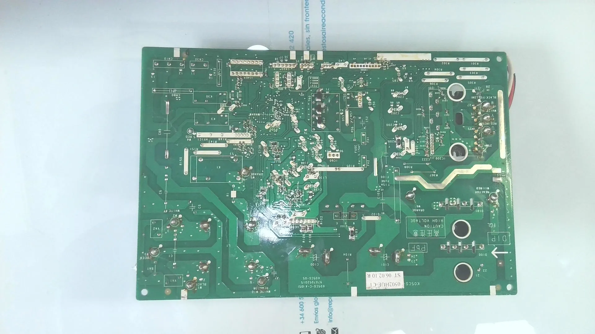 PLACA ELECTRONICA FUJITSU K05DS-C-A. 9707118025 K05DS-0501HSE-F1 AWYZ14LBC Y AWYZ18LBC) sin-caja - Imagen 2