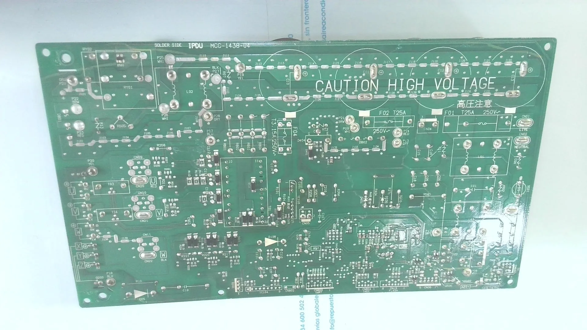PLACA ELECTRONICA PARA UNIDAD EXTERIOR TOSHIBA MCC-1438-04. SWT-75 / N29062C7. sin-caja - Imagen 2