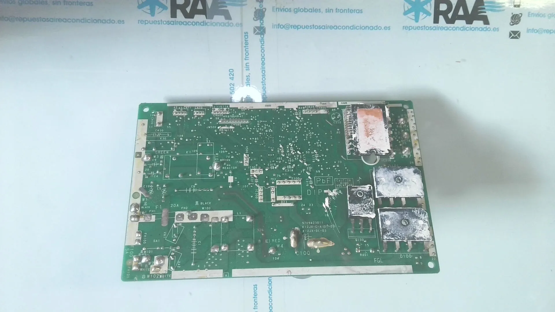 PLACA ELECTRONICA PARA UNIDAD EXTERIOR FUJITSU (PCB): K12JX-01-03 9709423011 O 9709423028 ASYG / AOYG sin-caja - Imagen 2