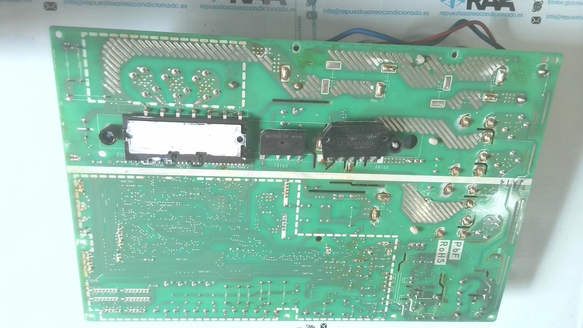 PLACA ELECTRONICA PARA UNIDAD EXTERIOR MITSUBISHI HEAVY INDUSTRIES (PCB): PCA505A265 ROHS / PBF 26 FDC100, FDC125 Y FDC140 sin-caja - Imagen 2
