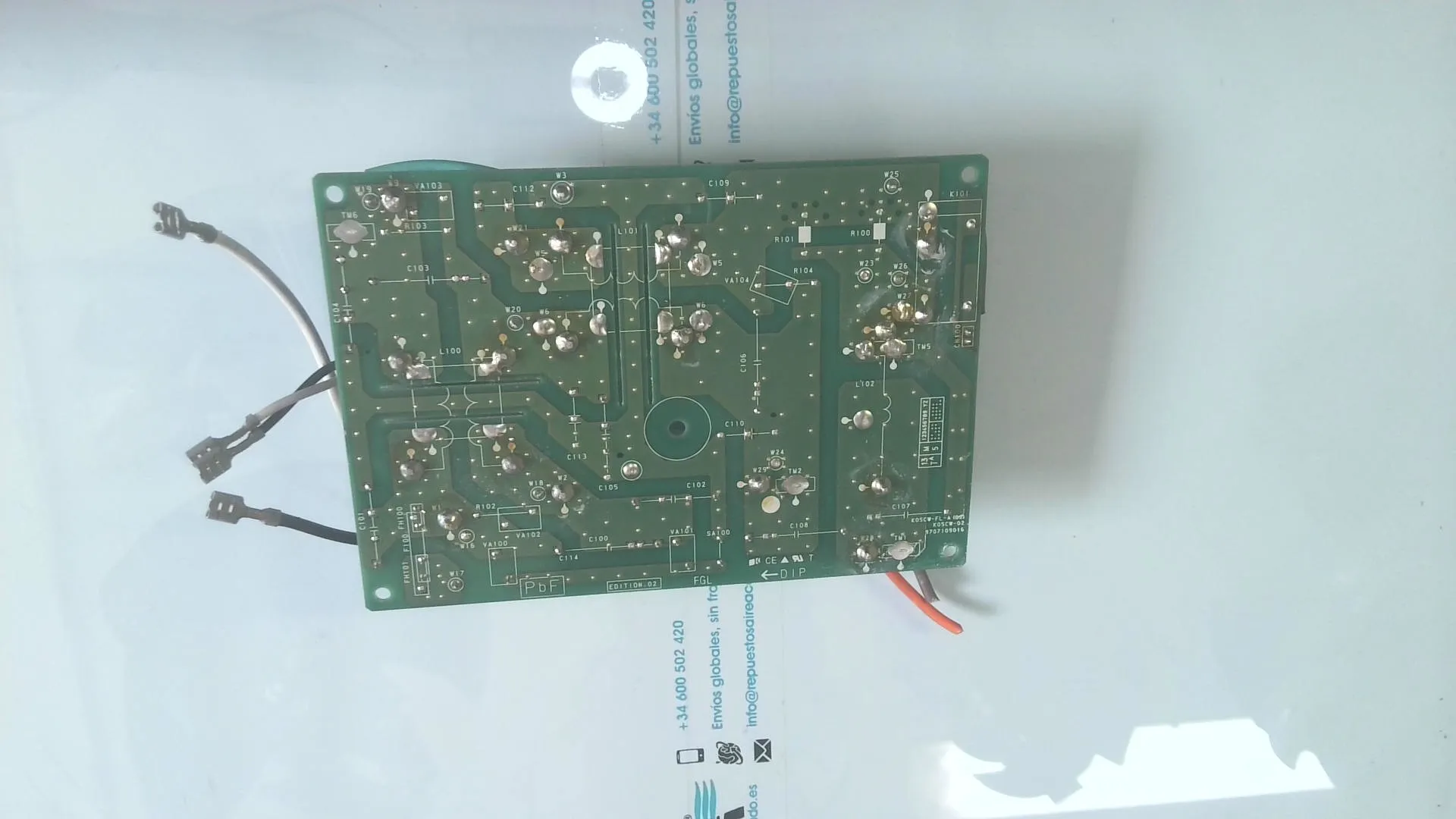 PLACA ELECTRONICA PARA UNIDAD EXTERIOR FUJITSU (PCB): K05CW-FL-A K05CW-1400HUE-FL0 sin-caja - Imagen 2