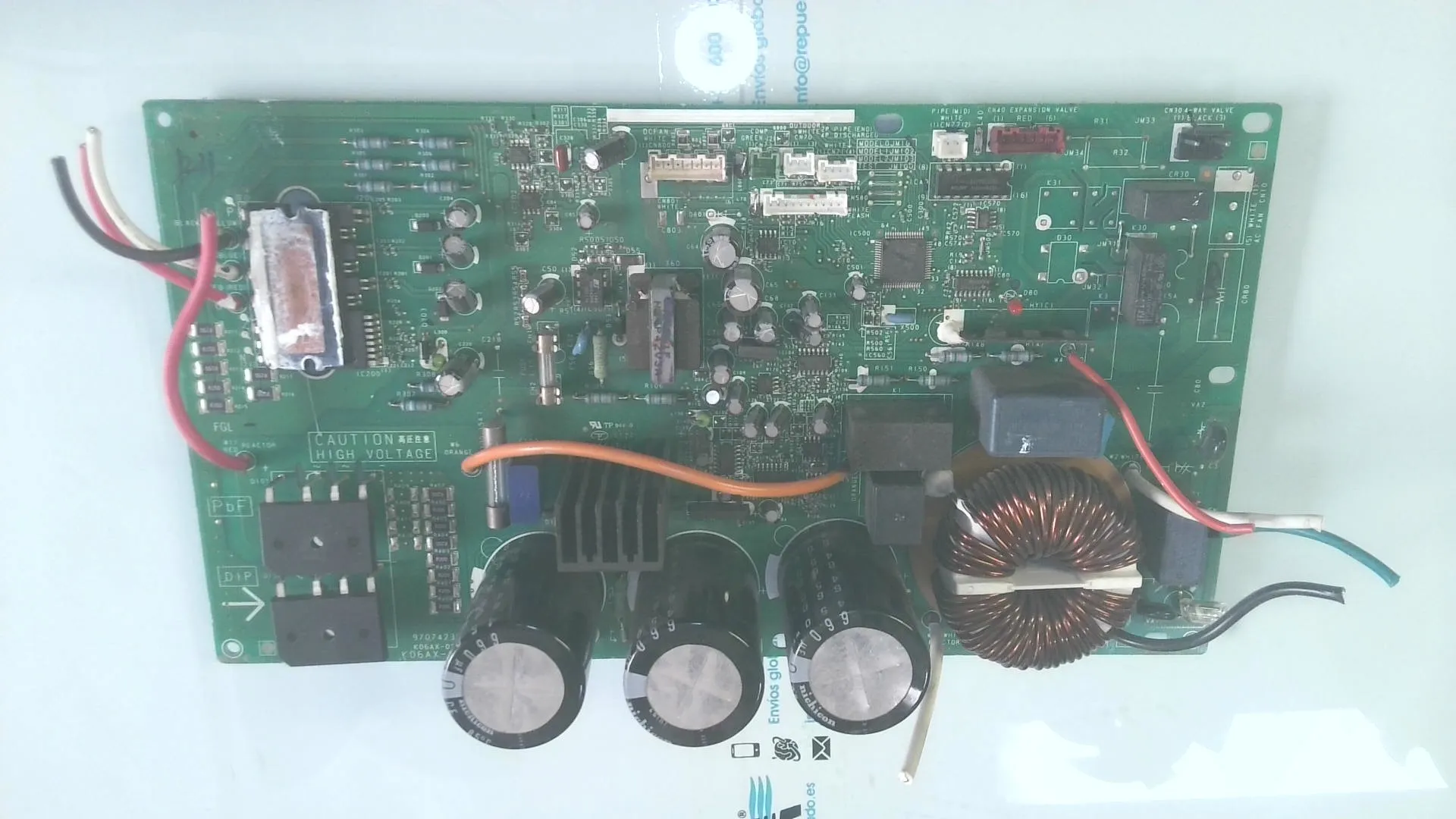 PLACA ELECTRONICA PARA UNIDAD EXTERIOR FUJITSU (PCB): K06AX-02-01 / K06AX-C-A(02-01) (OEM): 9707423020. AOYG24LALA sin-caja