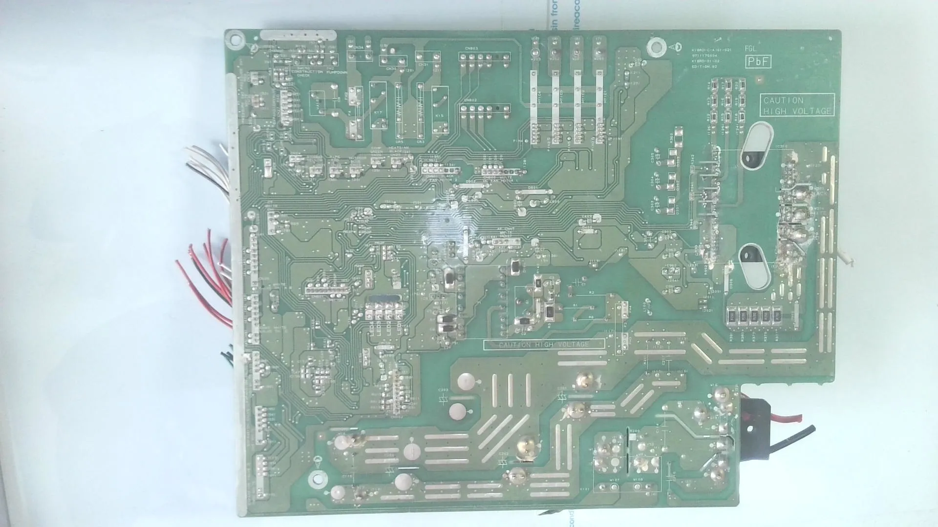 PLACA ELECTRONICA PARA UNIDAD EXTERIOR FUJITSU (PCB): K15BD-C-A(01-02) K15BD-01-02 / EDITION 02 AOYG36LATT Y AOYG45LATT. sin-caja - Imagen 2