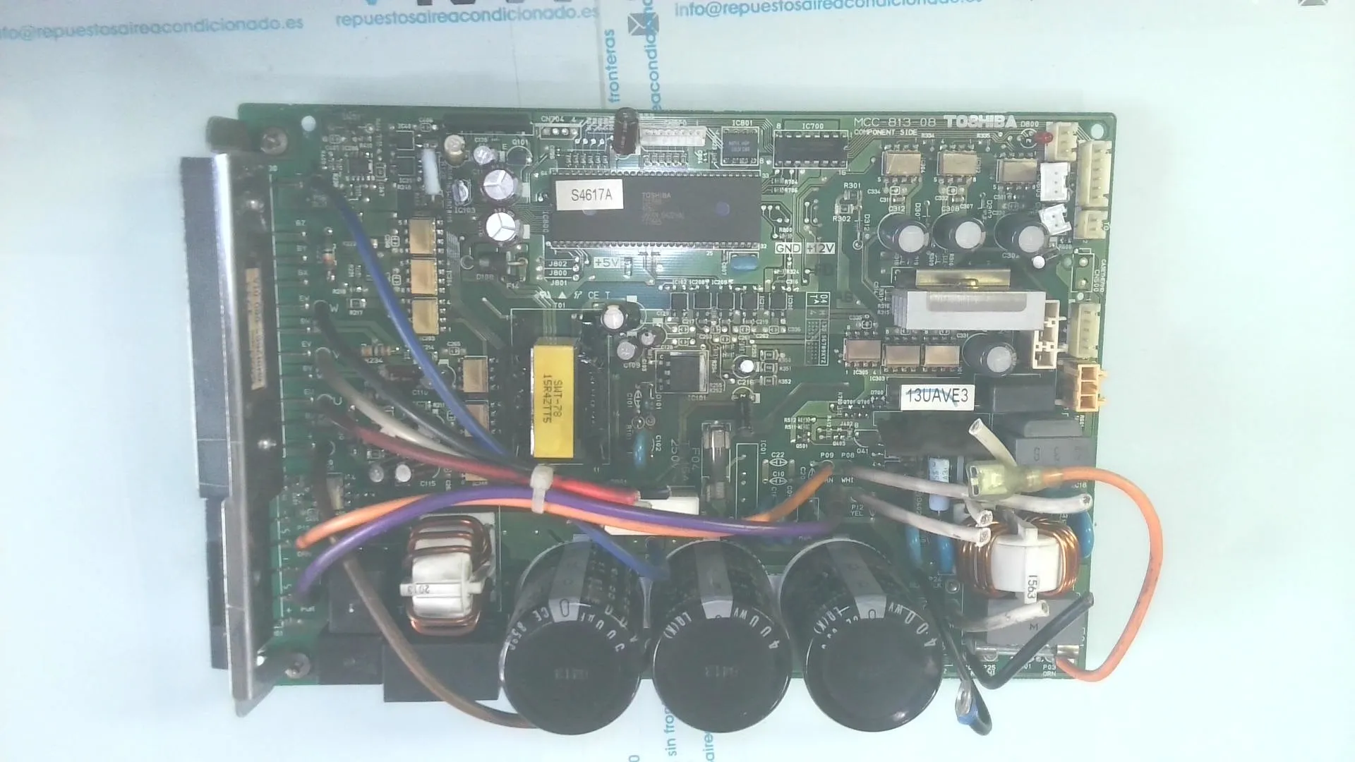 PLACA ELECTRONICA PARA UNIDAD EXTERIOR TOSHIBA MCC-813-08 RAS-135KVR-E sin-caja