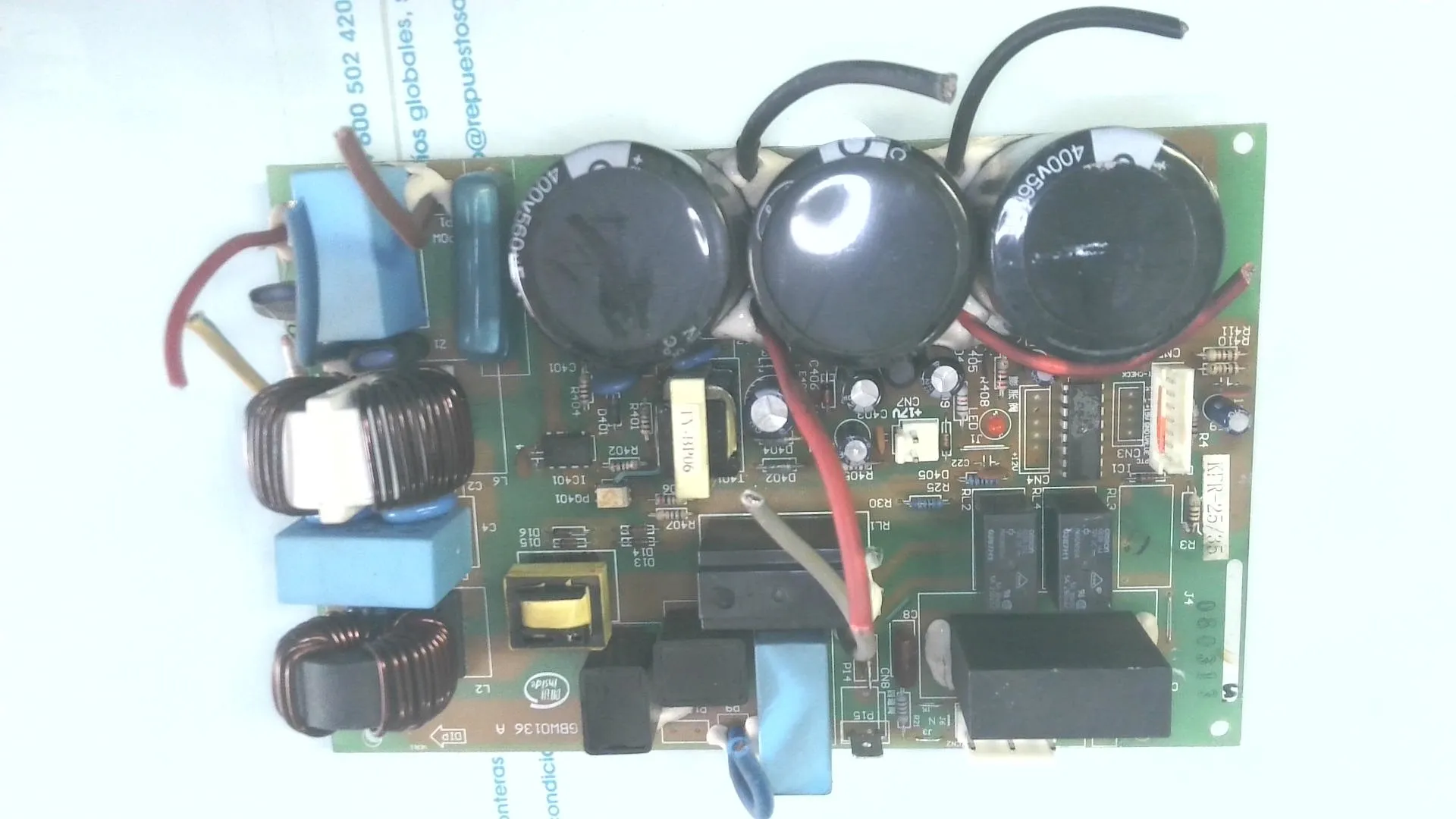 PLACA ELECTRONICA PARA UNIDAD EXTERIOR CHIGO. 6BW0136 A O 080313. KFR-25/35, sin-caja