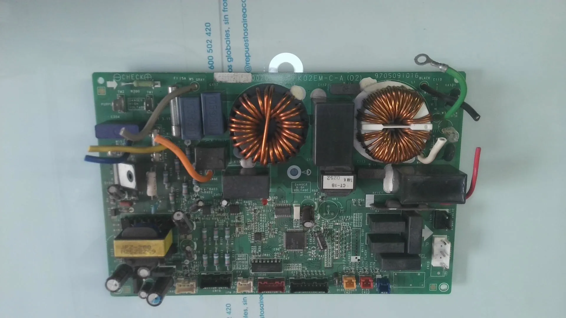 PLACA ELECTRONICA PARA UNIDAD EXTERIOR FUJITSU K02EM-C-A (02) 9705091016 sin-caja