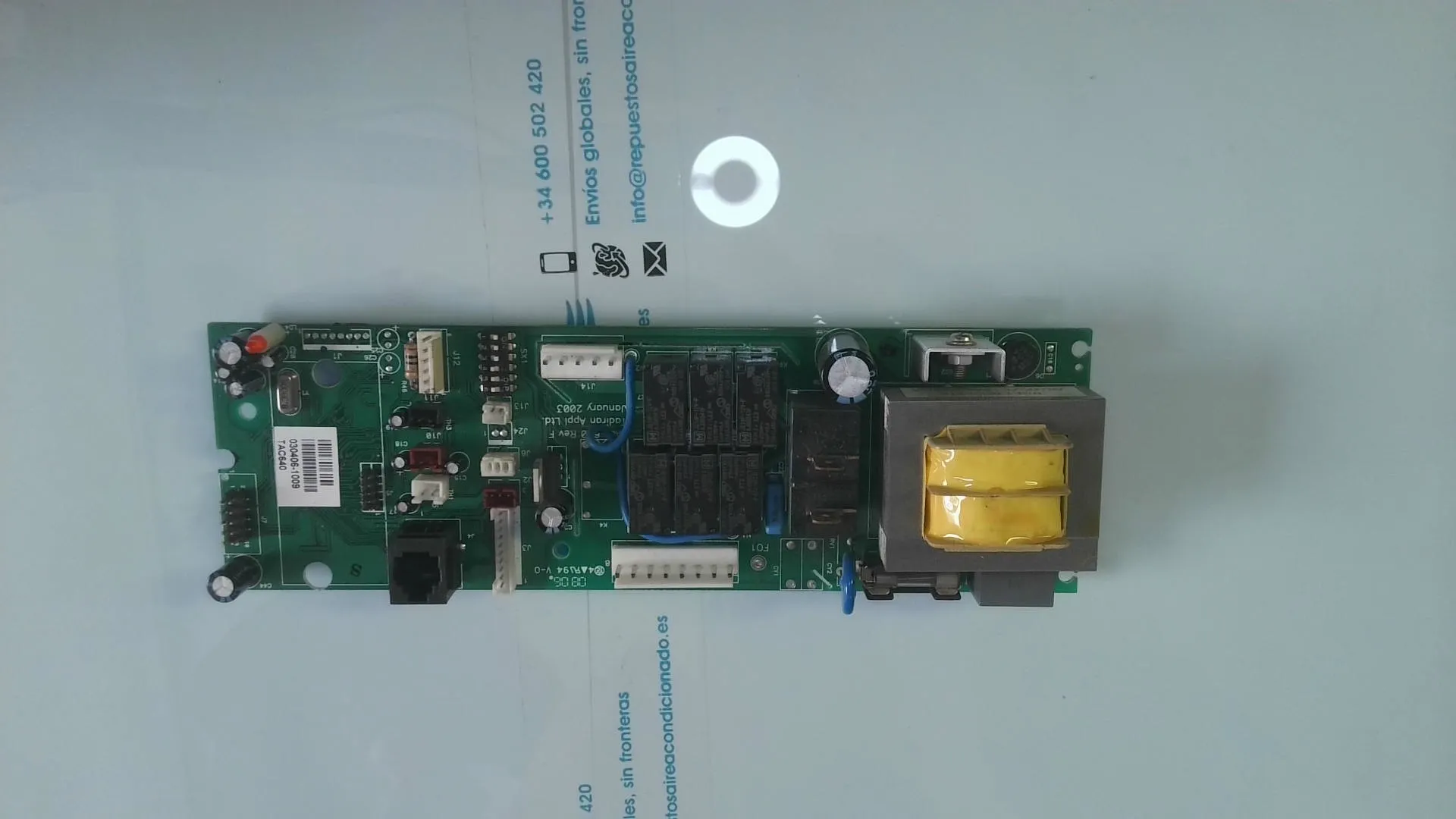 PLACA ELECTRONICA PARA UNIDAD INTERIOR EUROVENT -TADIRAN TAC-640 030406-1009 030406-1009 sin-caja